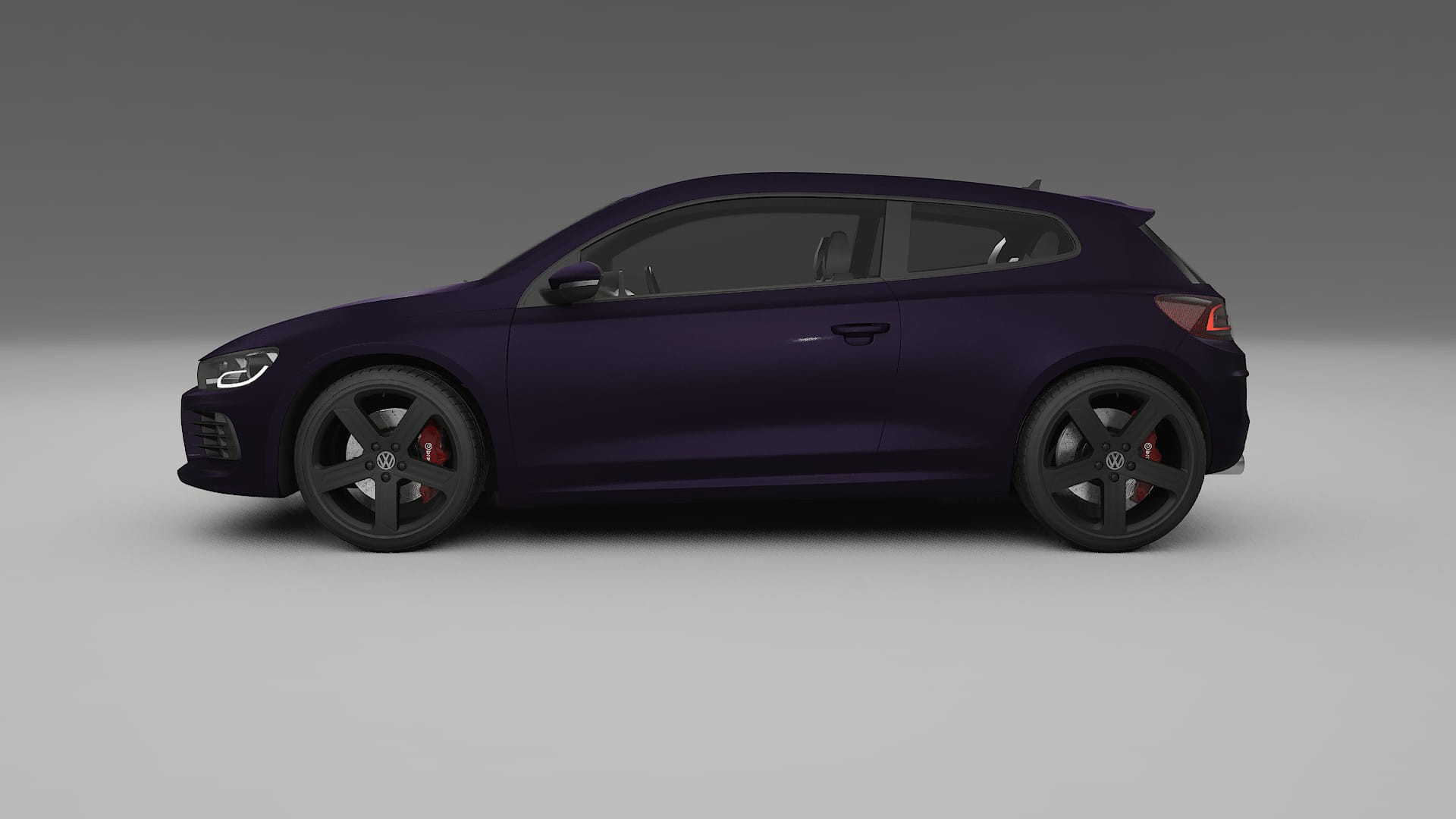 VW Scirocco R III Film de Protecție pentru Vopsea TPU | VIOLET PPF cu Schimbare de Culoare – Kit Complet Predecupat