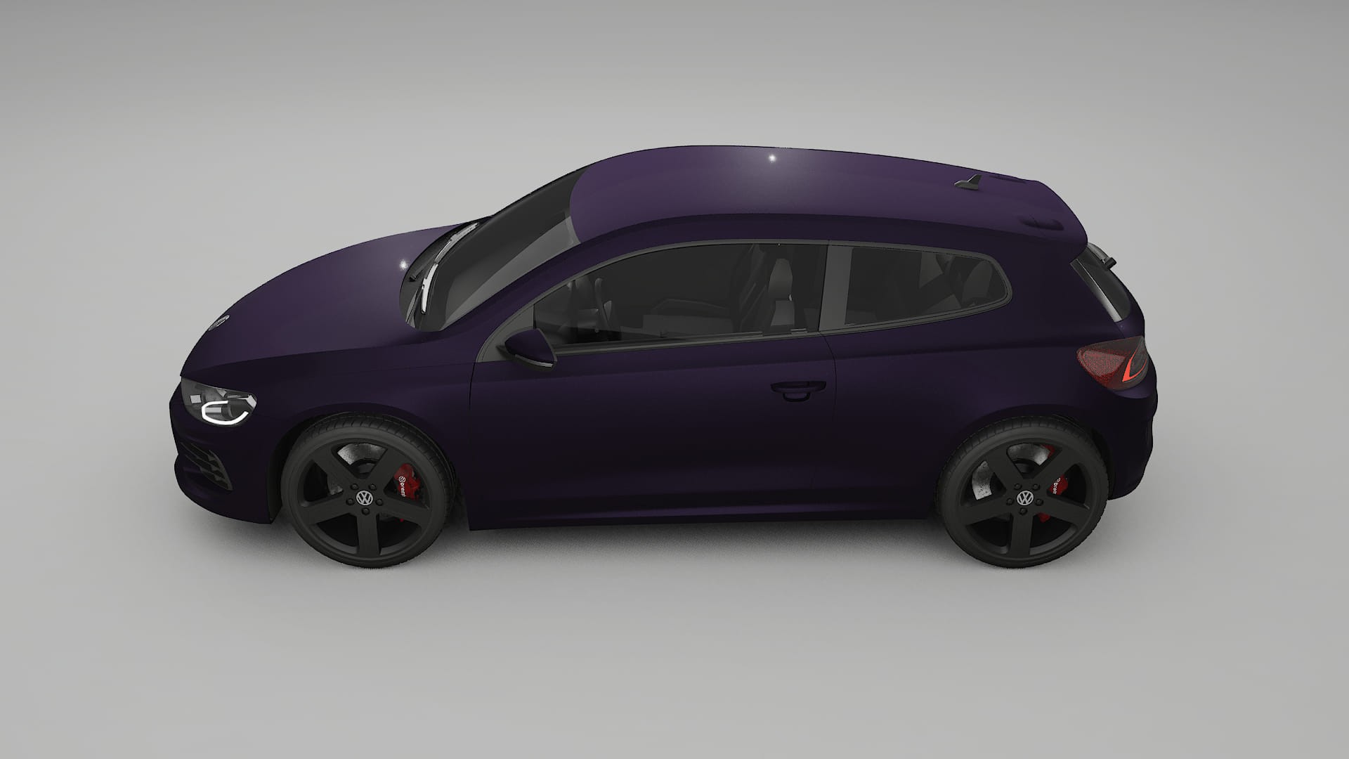 VW Scirocco R III Film de Protecție pentru Vopsea TPU | VIOLET PPF cu Schimbare de Culoare – Kit Complet Predecupat