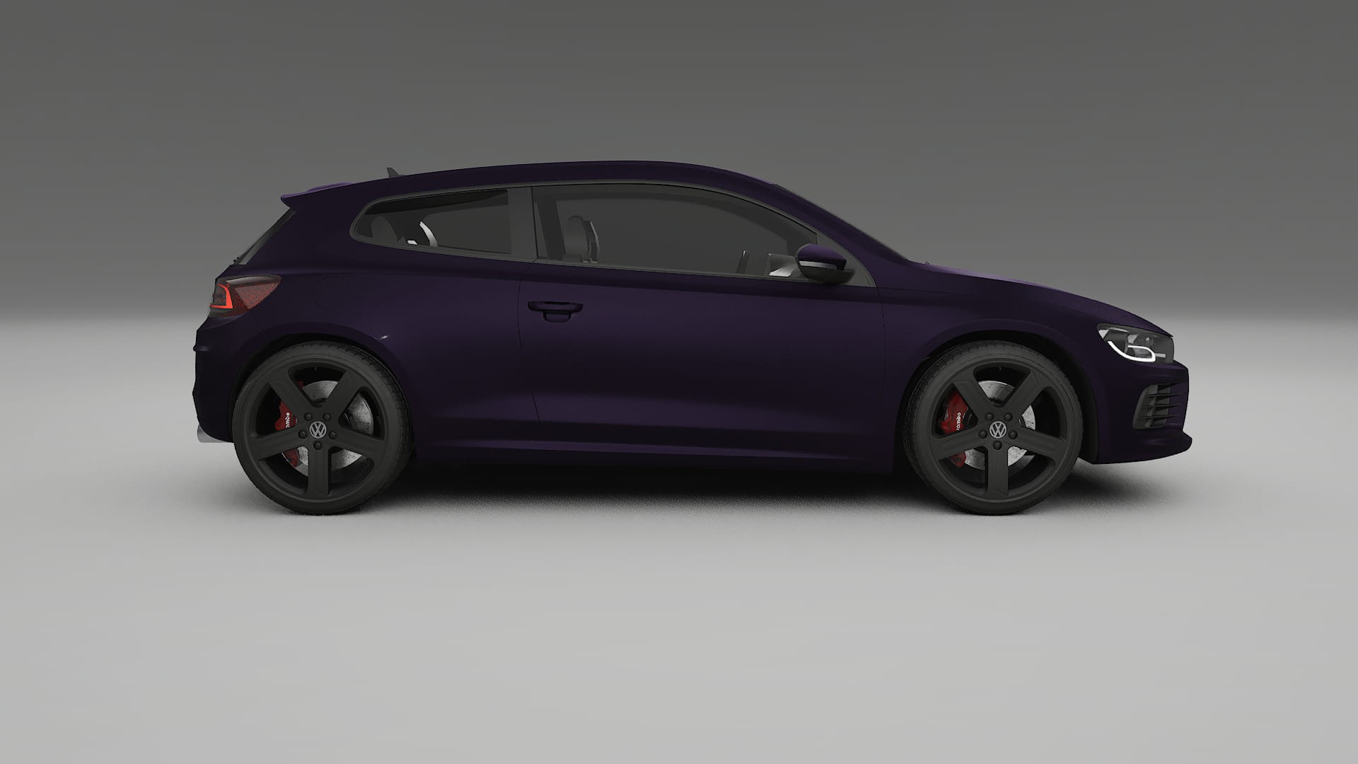 VW Scirocco R III Film de Protecție pentru Vopsea TPU | VIOLET PPF cu Schimbare de Culoare – Kit Complet Predecupat