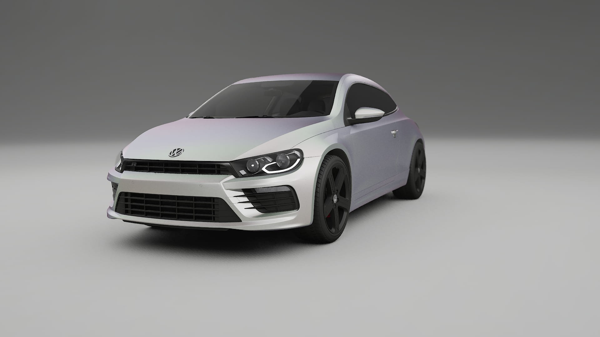 VW Scirocco R III Film de Protecție pentru Vopsea TPU | NEBULA PPF cu Schimbare de Culoare – Kit Complet Predecupat