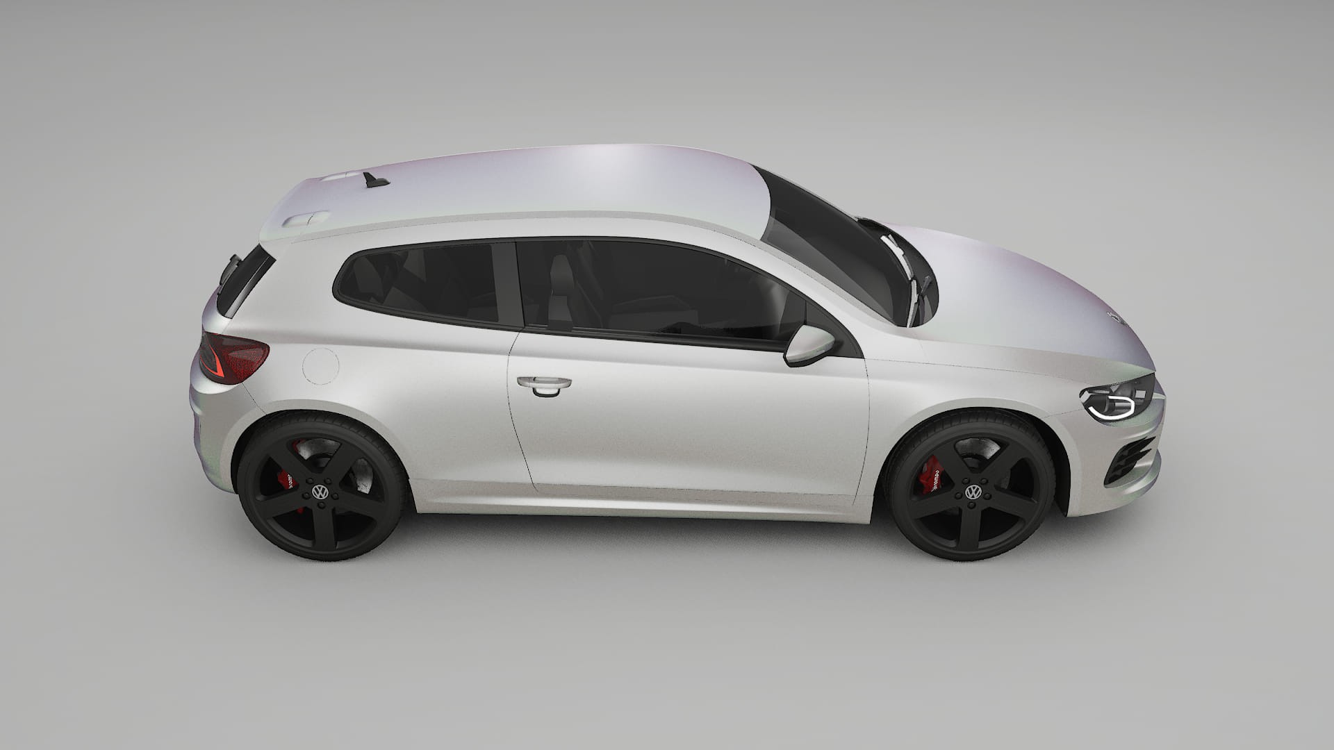 VW Scirocco R III Film de Protecție pentru Vopsea TPU | NEBULA PPF cu Schimbare de Culoare – Kit Complet Predecupat