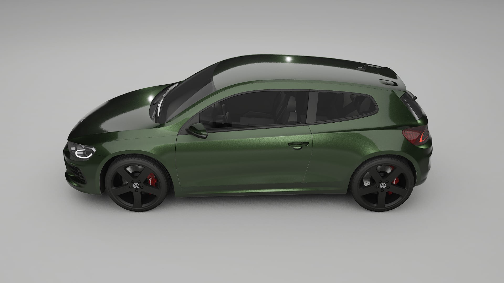 VW Scirocco R III Film de Protecție pentru Vopsea TPU | LAGOON PPF cu Schimbare de Culoare – Kit Complet Predecupat