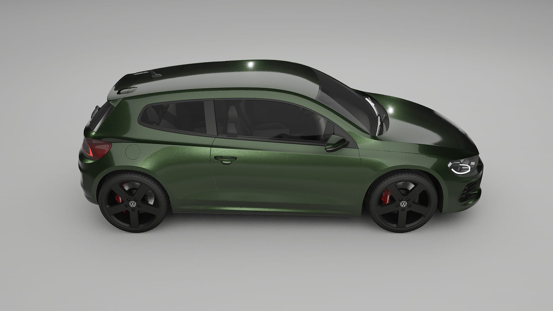 VW Scirocco R III Film de Protecție pentru Vopsea TPU | LAGOON PPF cu Schimbare de Culoare – Kit Complet Predecupat