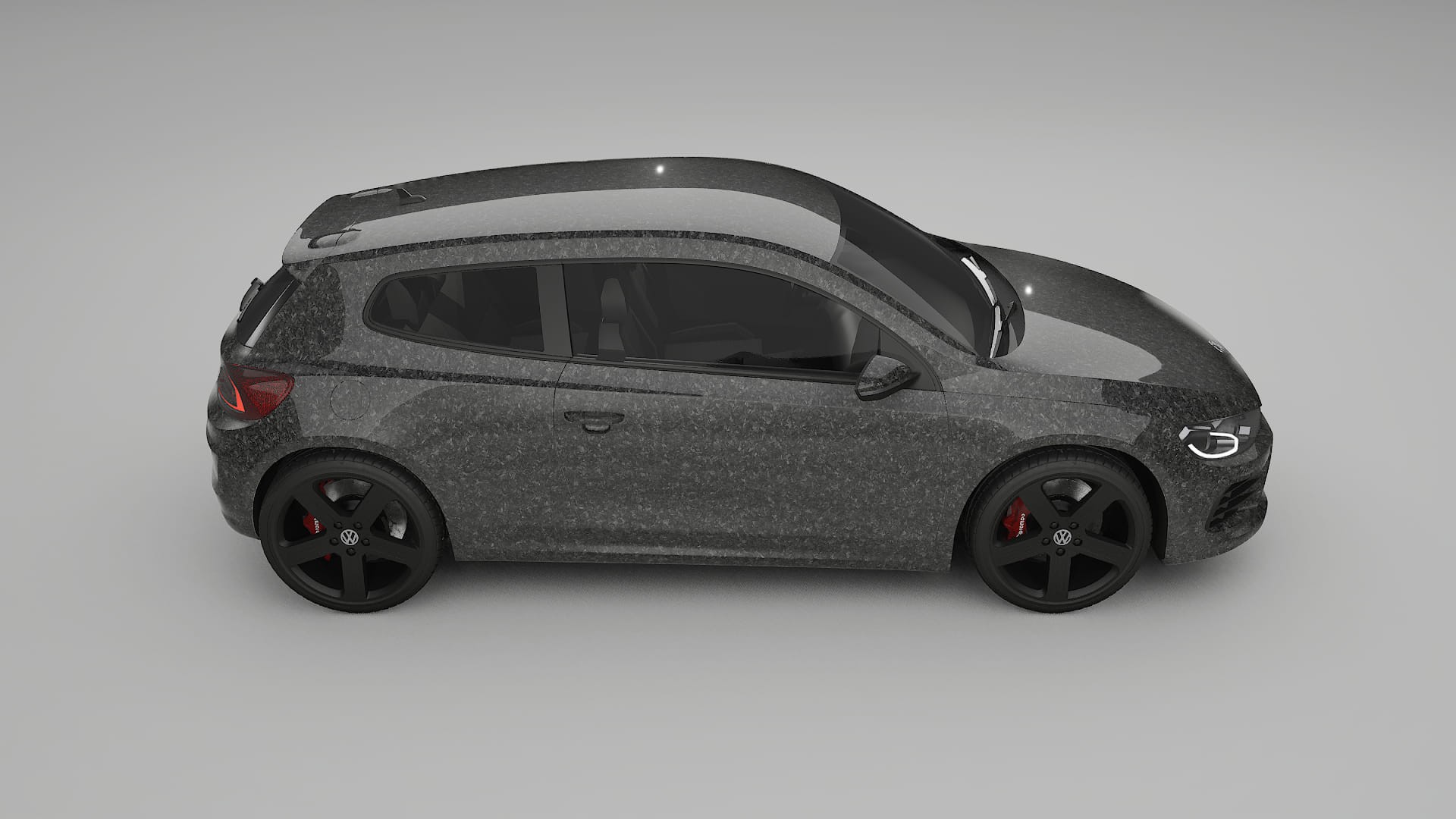 VW Scirocco R III Film de Protecție pentru Vopsea TPU | FORGED S PPF cu Schimbare de Culoare – Kit Complet Predecupat