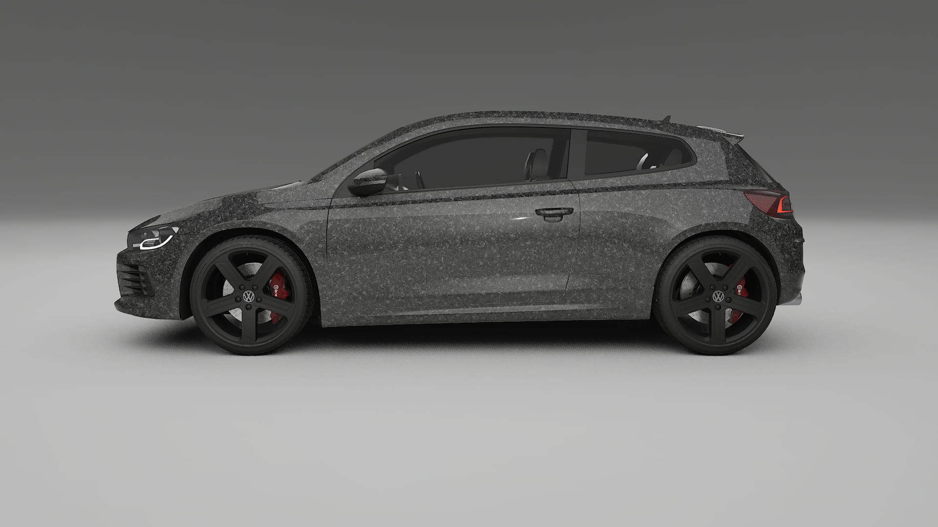 VW Scirocco R III Film de Protecție pentru Vopsea TPU | FORGED S PPF cu Schimbare de Culoare – Kit Complet Predecupat