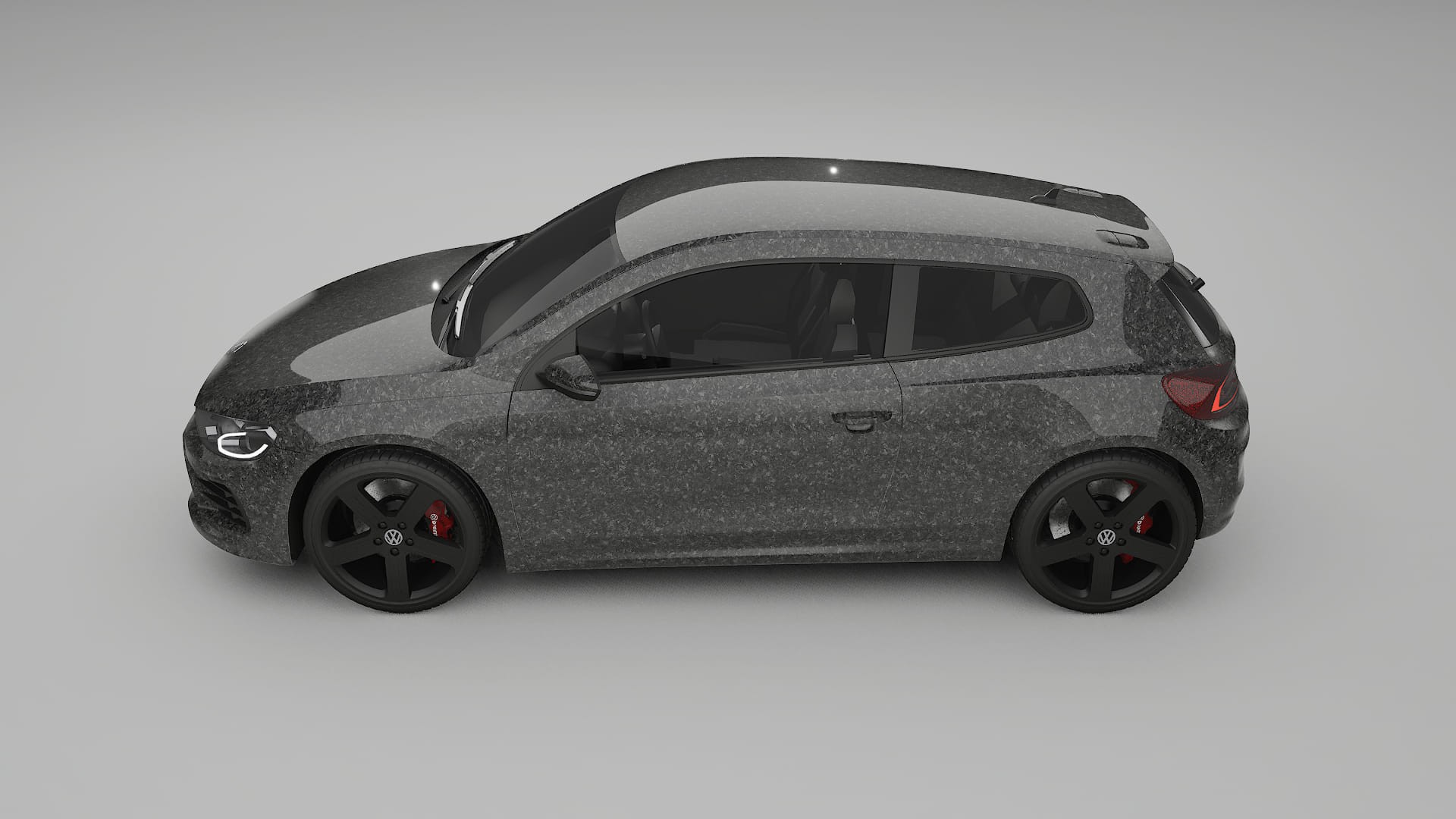 VW Scirocco R III Film de Protecție pentru Vopsea TPU | FORGED S PPF cu Schimbare de Culoare – Kit Complet Predecupat