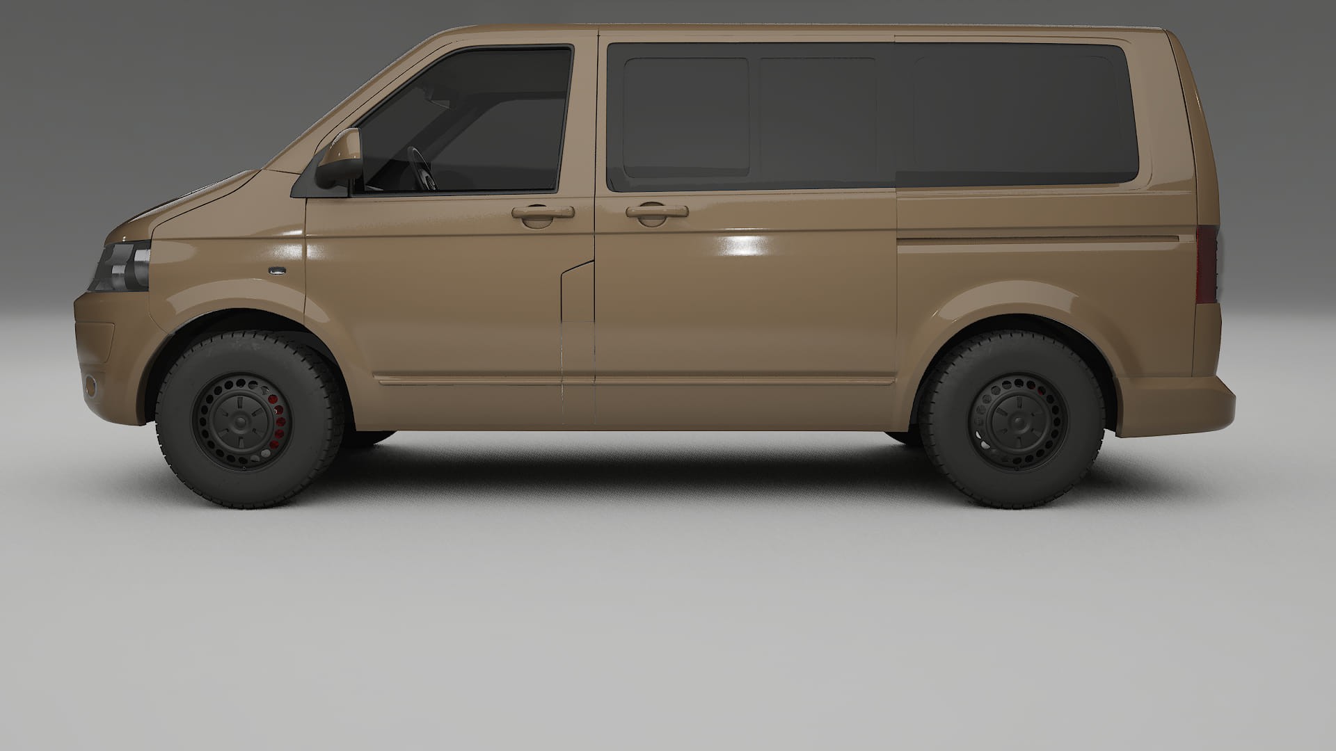 VW Transporter T5 Caravelle Film de Protecție pentru Vopsea TPU | SAHARA PPF cu Schimbare de Culoare – Kit Complet Predecupat