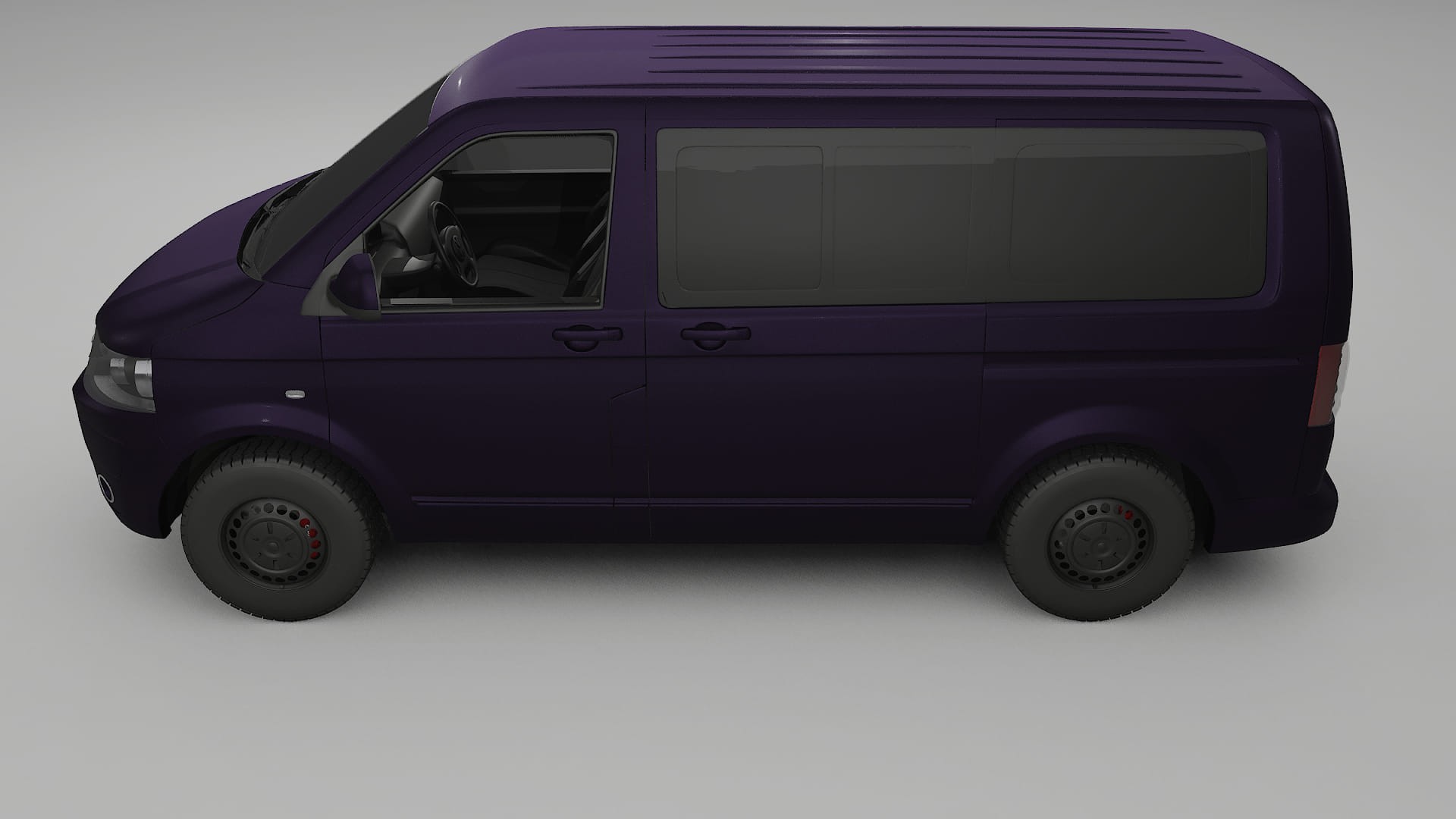 VW Transporter T5 Caravelle Film de Protecție pentru Vopsea TPU | VIOLET PPF cu Schimbare de Culoare – Kit Complet Predecupat