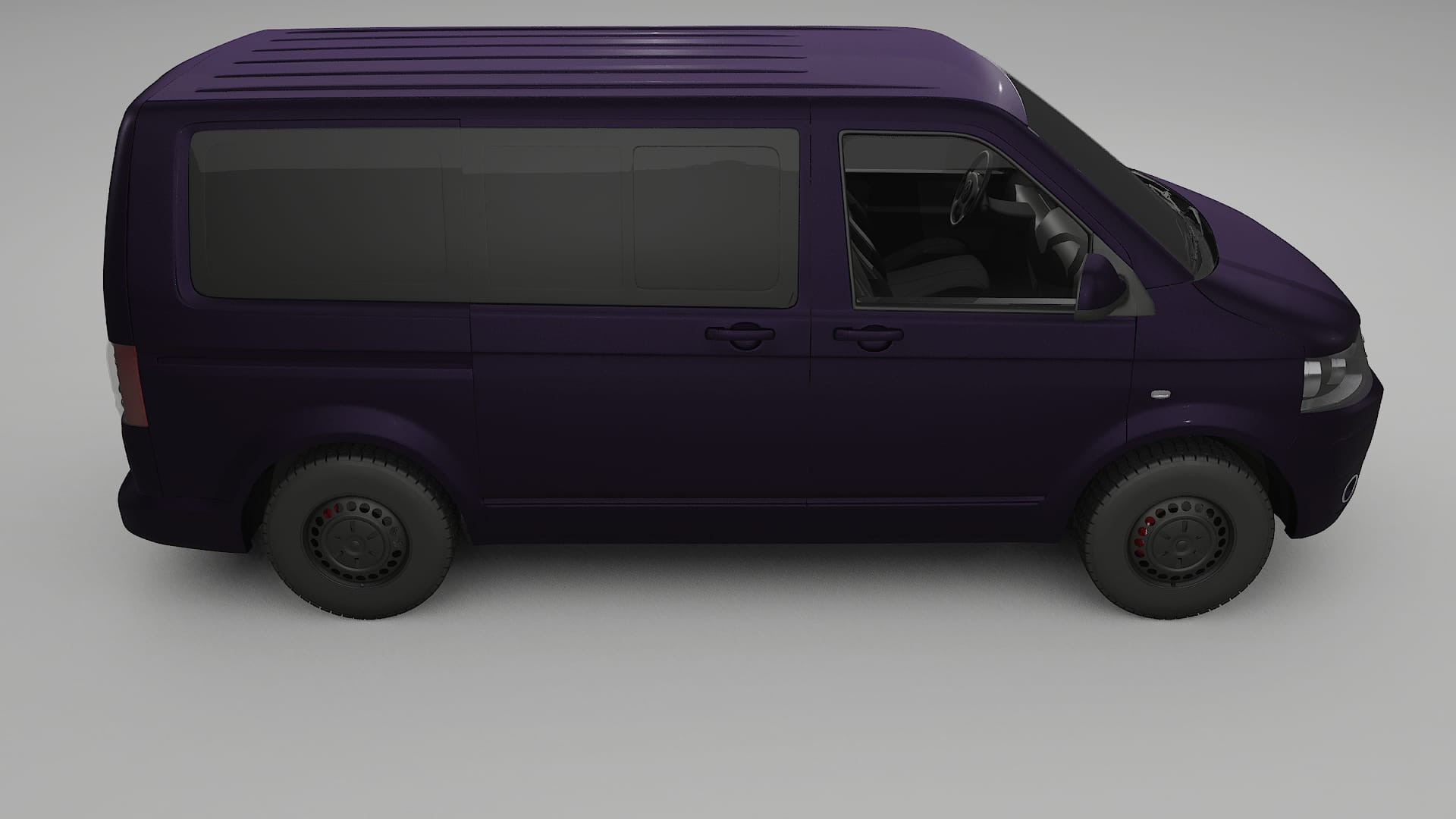 VW Transporter T5 Caravelle Film de Protecție pentru Vopsea TPU | VIOLET PPF cu Schimbare de Culoare – Kit Complet Predecupat