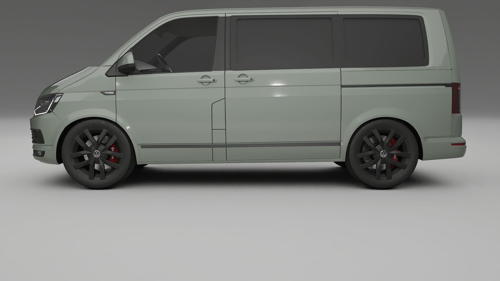 VW Transporter T6 Multivan Film de Protecție pentru Vopsea TPU | SLATE PPF cu Schimbare de Culoare – Kit Complet Predecupat
