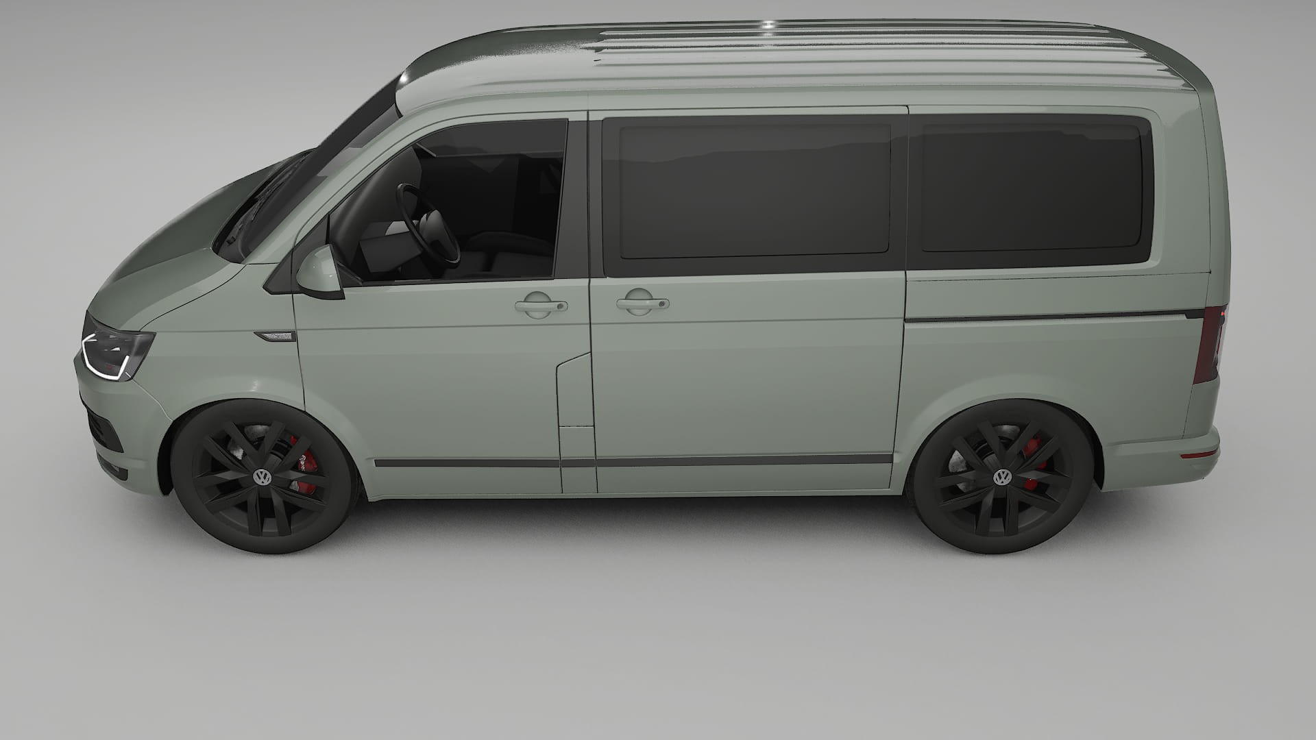VW Transporter T6 Multivan Film de Protecție pentru Vopsea TPU | SLATE PPF cu Schimbare de Culoare – Kit Complet Predecupat