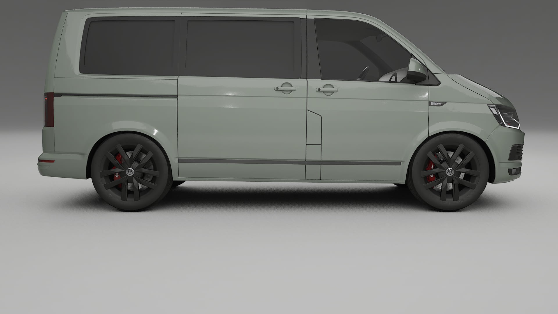 VW Transporter T6 Multivan Film de Protecție pentru Vopsea TPU | SLATE PPF cu Schimbare de Culoare – Kit Complet Predecupat