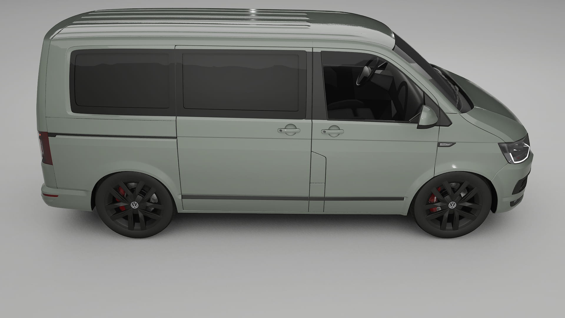 VW Transporter T6 Multivan Film de Protecție pentru Vopsea TPU | SLATE PPF cu Schimbare de Culoare – Kit Complet Predecupat