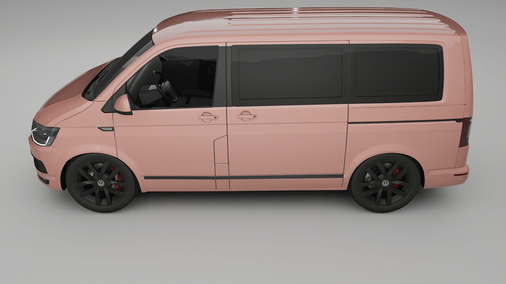 VW Transporter T6 Multivan Film de Protecție pentru Vopsea TPU | BLUSH PPF cu Schimbare de Culoare – Kit Complet Predecupat