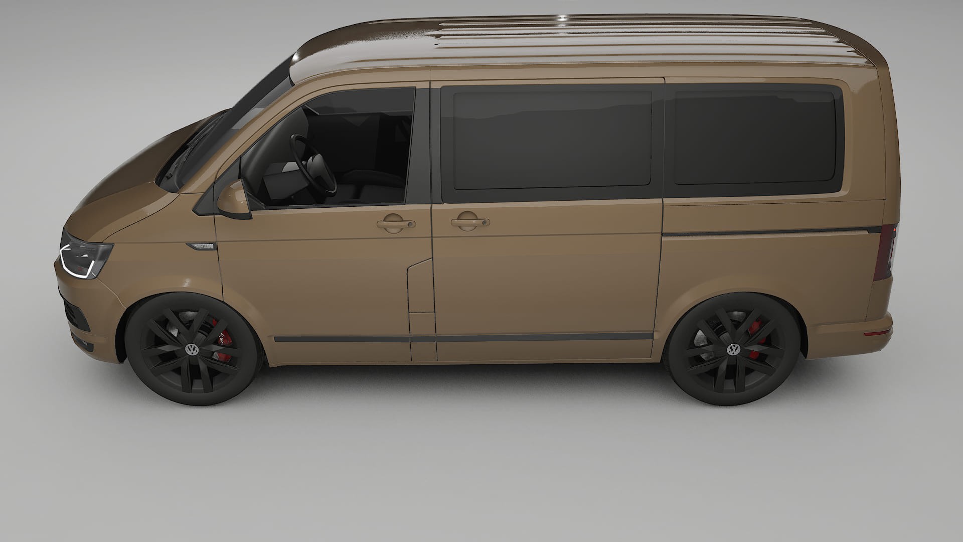 VW Transporter T6 Multivan Film de Protecție pentru Vopsea TPU | SAHARA PPF cu Schimbare de Culoare – Kit Complet Predecupat