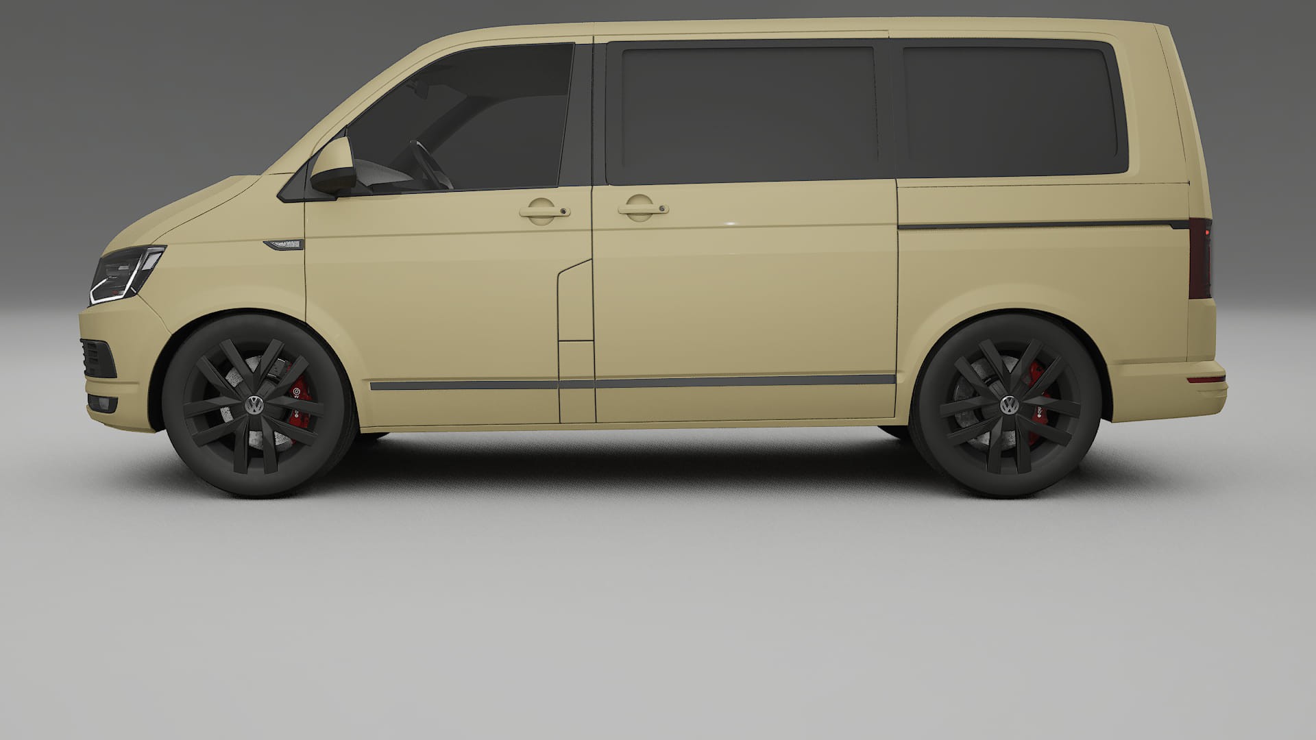 VW Transporter T6 Multivan Film de Protecție pentru Vopsea TPU | SAND PPF cu Schimbare de Culoare – Kit Complet Predecupat