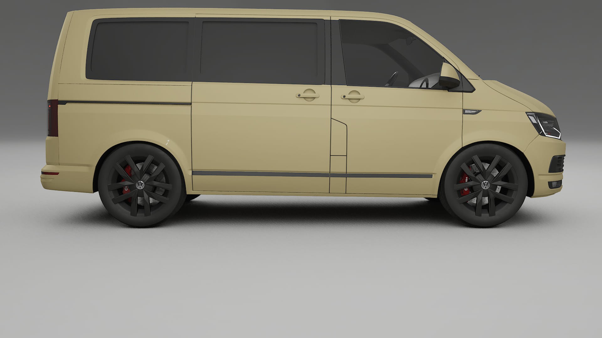 VW Transporter T6 Multivan Film de Protecție pentru Vopsea TPU | SAND PPF cu Schimbare de Culoare – Kit Complet Predecupat