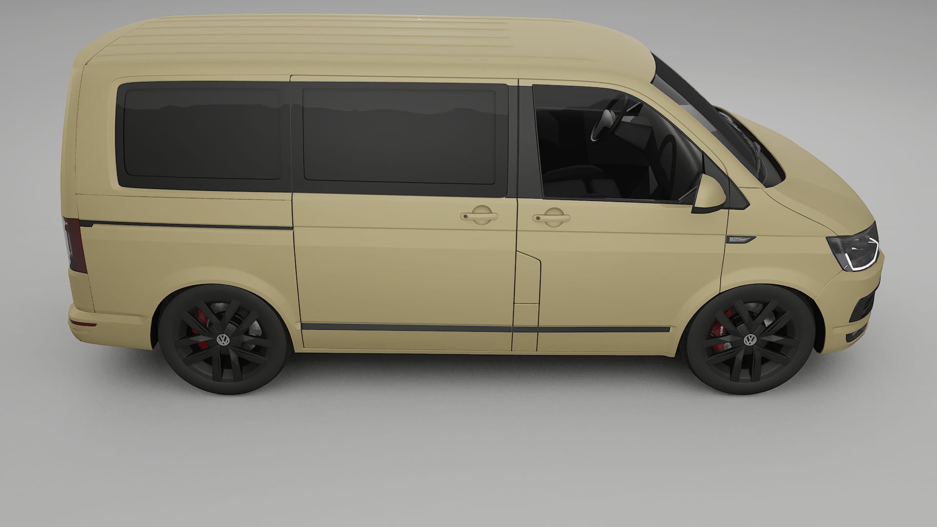VW Transporter T6 Multivan Film de Protecție pentru Vopsea TPU | SAND PPF cu Schimbare de Culoare – Kit Complet Predecupat