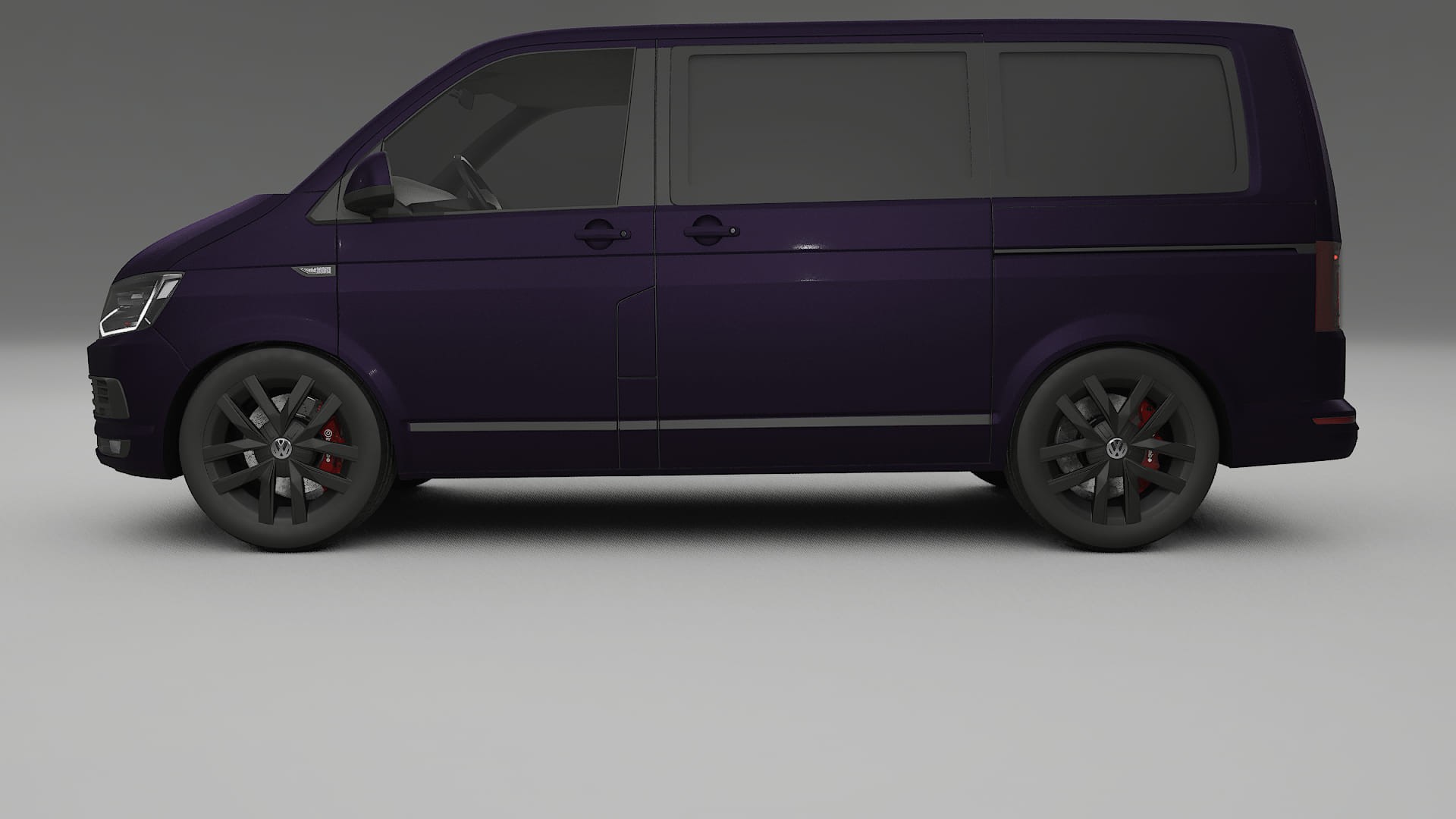 VW Transporter T6 Multivan Film de Protecție pentru Vopsea TPU | VIOLET PPF cu Schimbare de Culoare – Kit Complet Predecupat