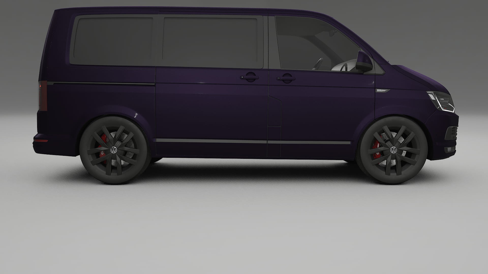 VW Transporter T6 Multivan Film de Protecție pentru Vopsea TPU | VIOLET PPF cu Schimbare de Culoare – Kit Complet Predecupat