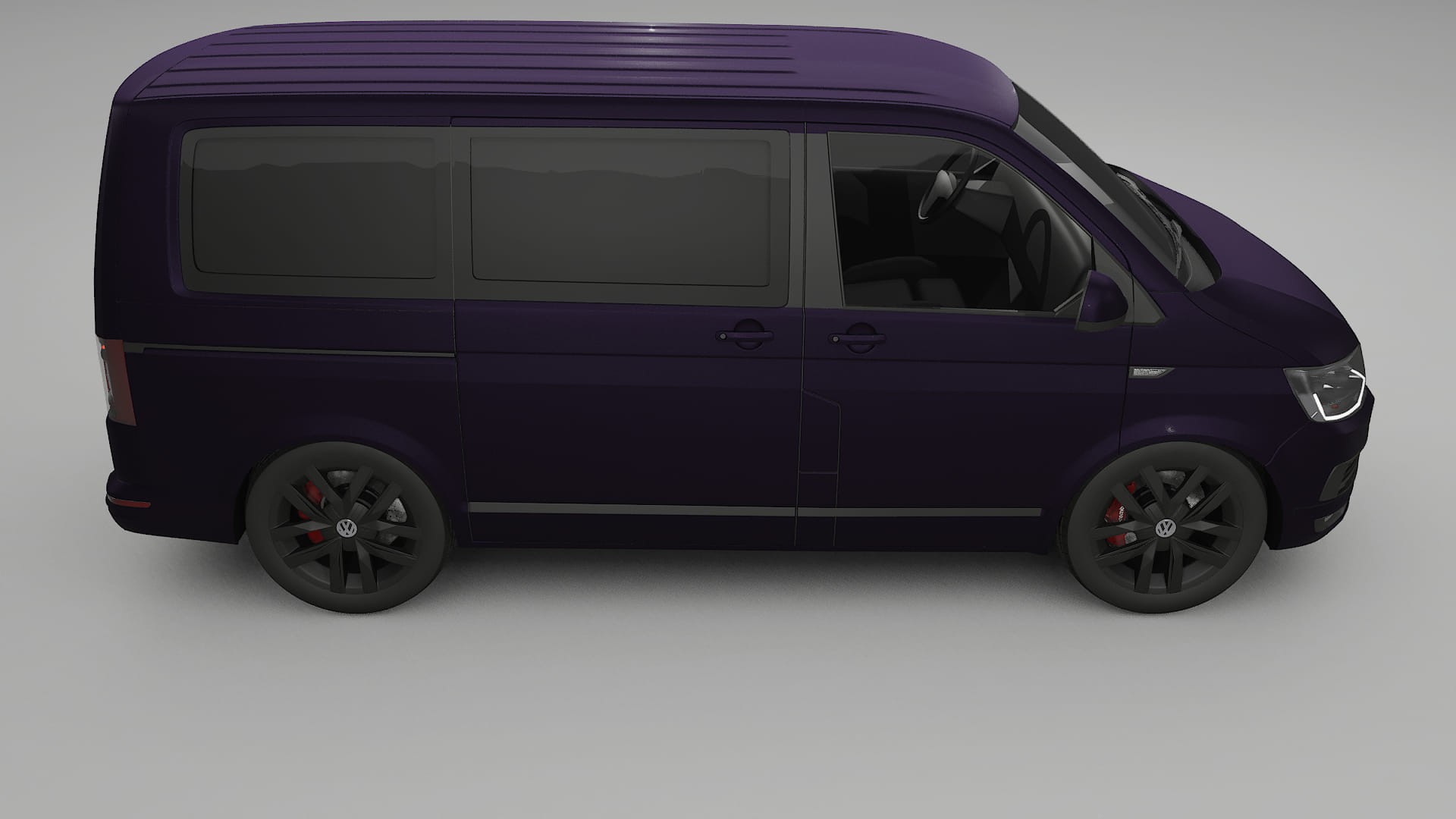 VW Transporter T6 Multivan Film de Protecție pentru Vopsea TPU | VIOLET PPF cu Schimbare de Culoare – Kit Complet Predecupat
