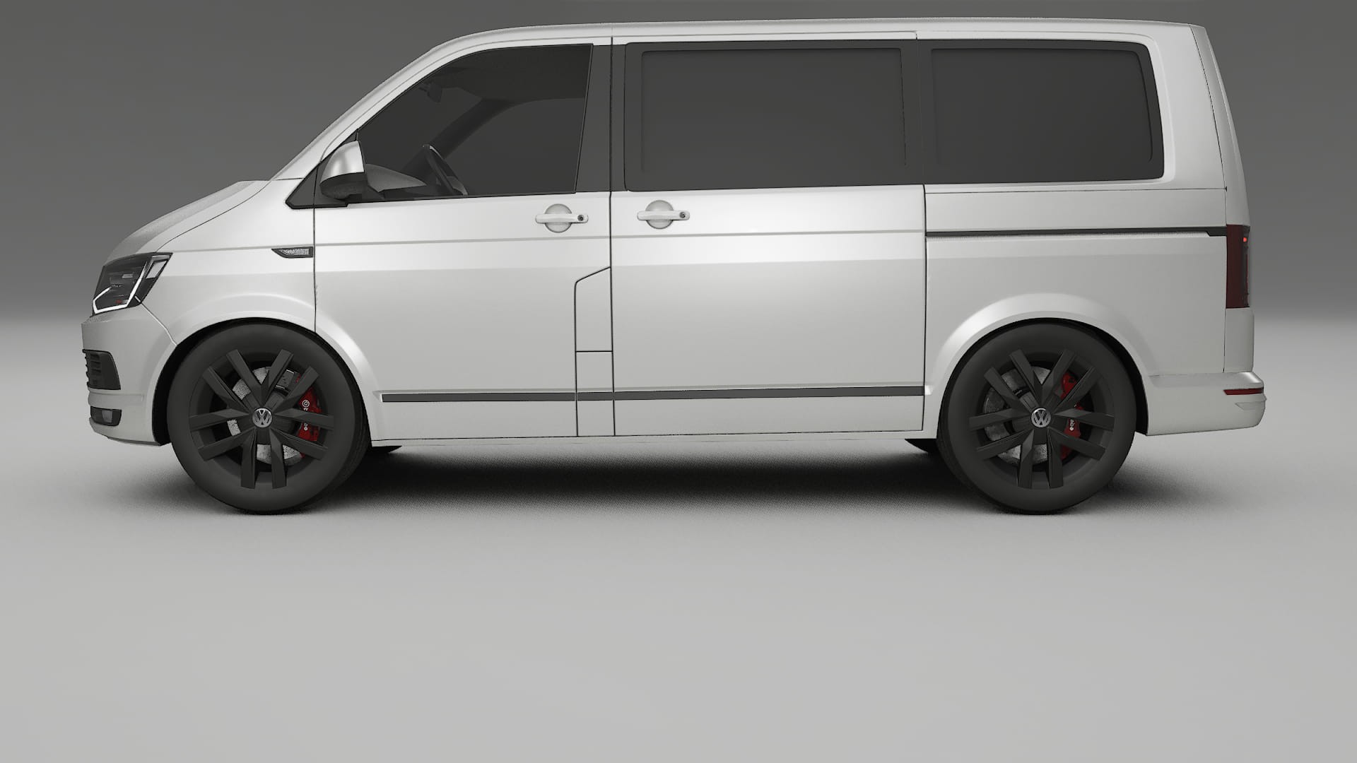 VW Transporter T6 Multivan Film de Protecție pentru Vopsea TPU | OPAL PPF cu Schimbare de Culoare – Kit Complet Predecupat