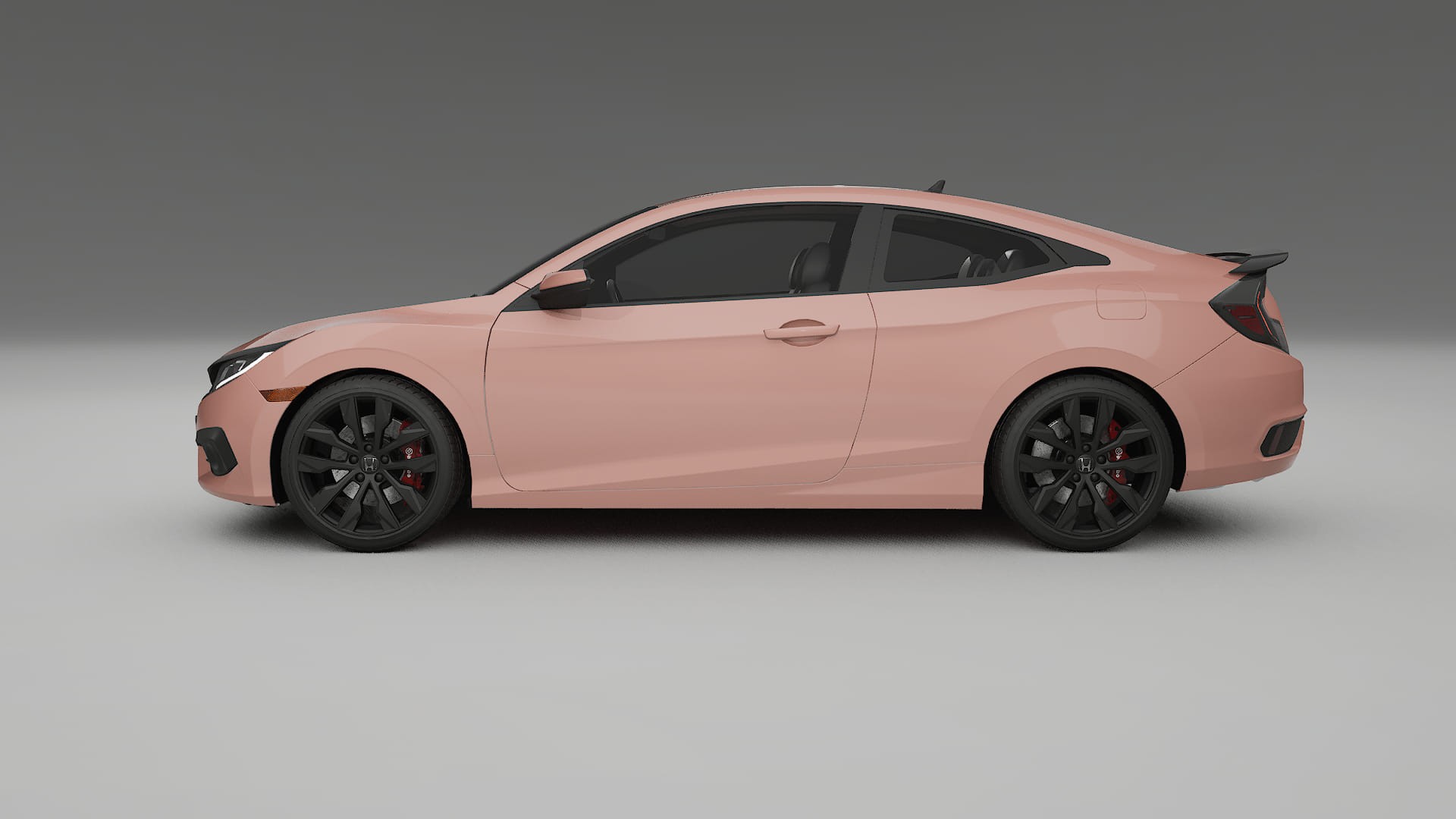 Honda Civic coupe prefacelift pre LCI Film de Protecție pentru Vopsea TPU | BLUSH PPF cu Schimbare de Culoare – Kit Complet P