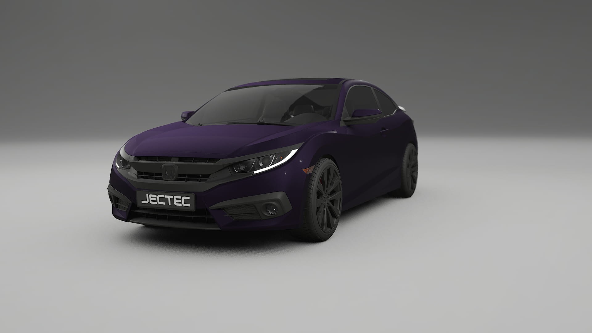Honda Civic coupe prefacelift pre LCI Film de Protecție pentru Vopsea TPU | VIOLET PPF cu Schimbare de Culoare – Kit Complet 