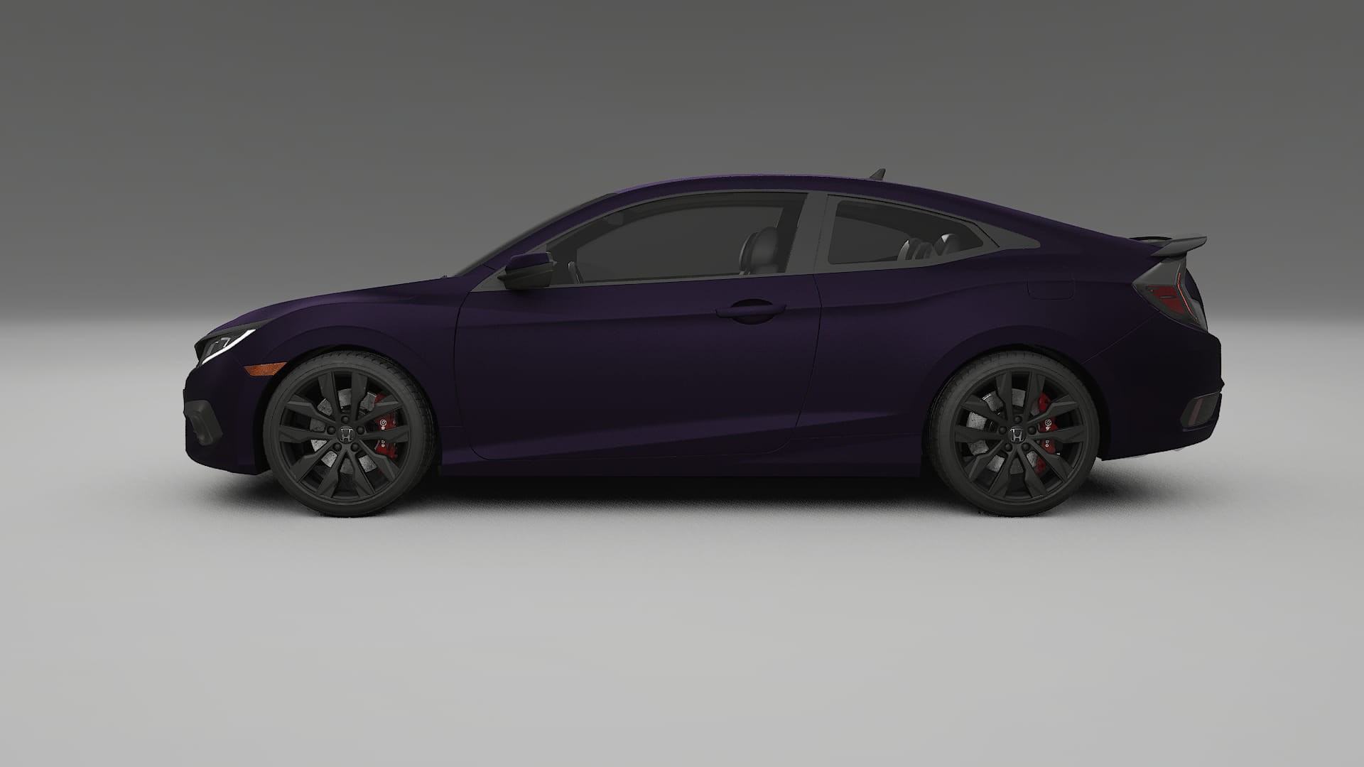 Honda Civic coupe prefacelift pre LCI Film de Protecție pentru Vopsea TPU | VIOLET PPF cu Schimbare de Culoare – Kit Complet 