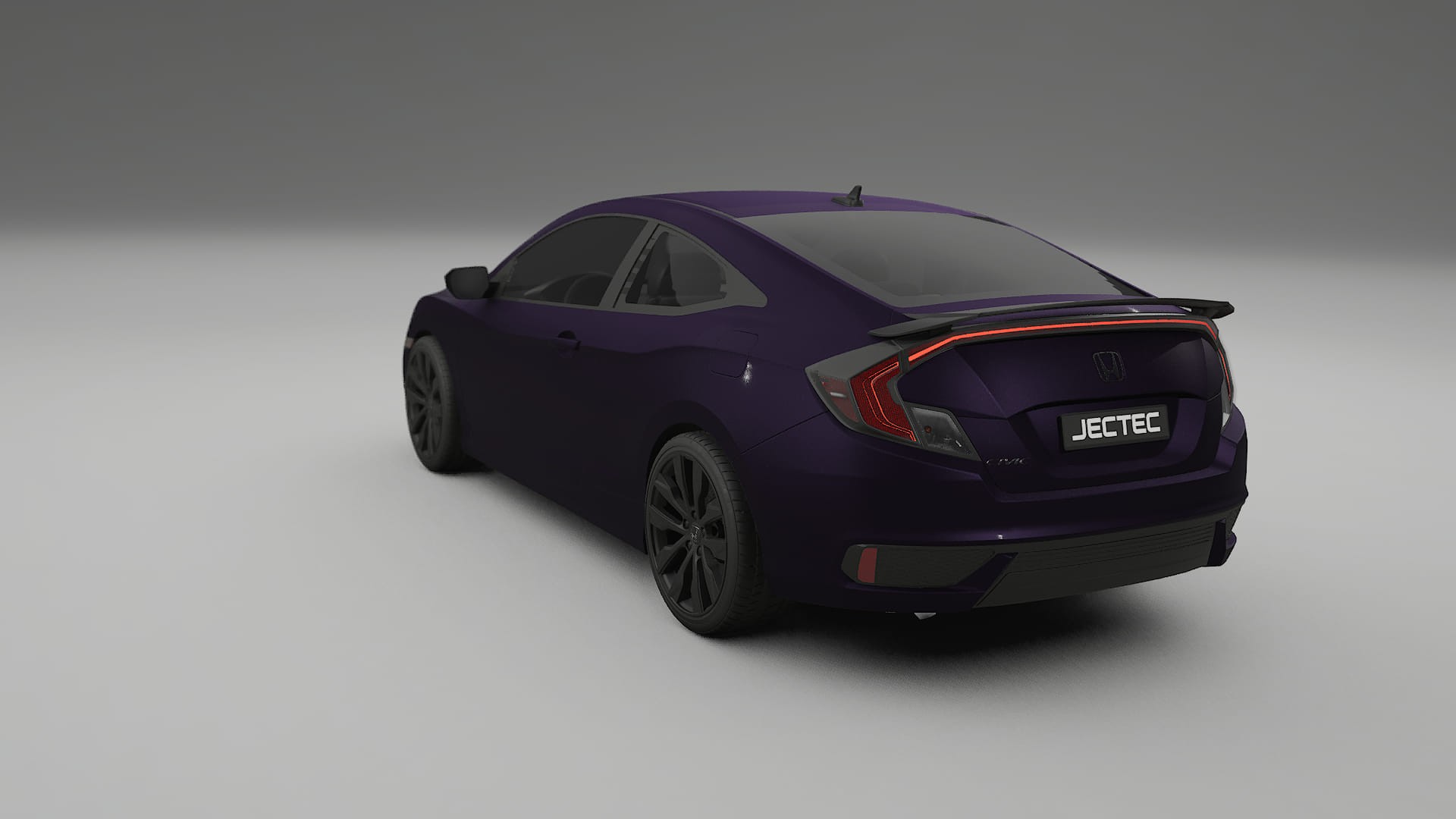 Honda Civic coupe prefacelift pre LCI Film de Protecție pentru Vopsea TPU | VIOLET PPF cu Schimbare de Culoare – Kit Complet 