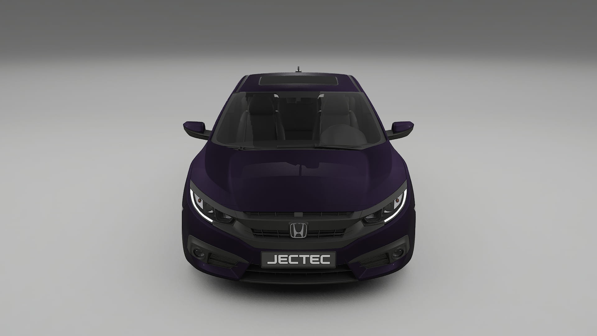 Honda Civic coupe prefacelift pre LCI Film de Protecție pentru Vopsea TPU | VIOLET PPF cu Schimbare de Culoare – Kit Complet 