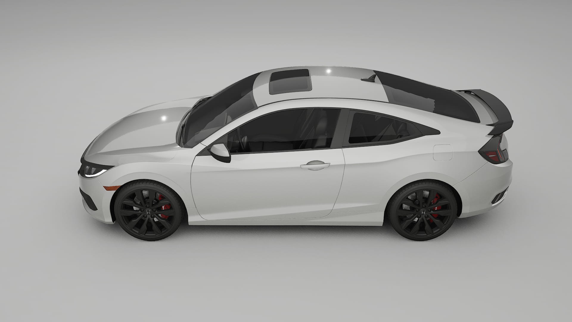 Honda Civic coupe prefacelift pre LCI Film de Protecție pentru Vopsea TPU | PEARL PPF cu Schimbare de Culoare – Kit Complet P