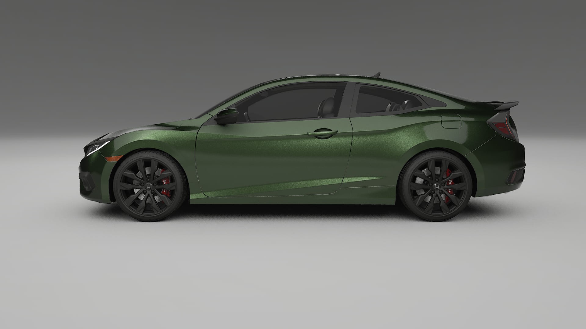 Honda Civic coupe prefacelift pre LCI Film de Protecție pentru Vopsea TPU | LAGOON PPF cu Schimbare de Culoare – Kit Complet 