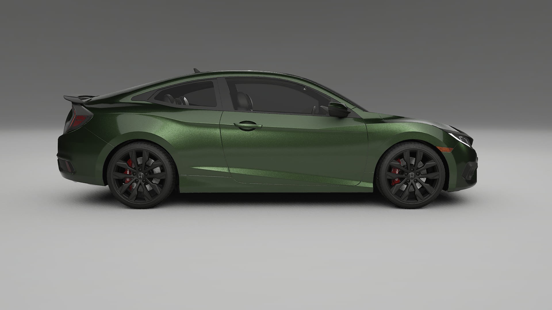 Honda Civic coupe prefacelift pre LCI Film de Protecție pentru Vopsea TPU | LAGOON PPF cu Schimbare de Culoare – Kit Complet 