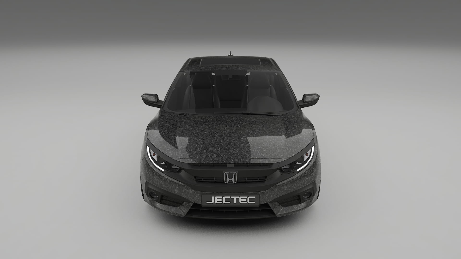 Honda Civic coupe prefacelift pre LCI Film de Protecție pentru Vopsea TPU | FORGED S PPF cu Schimbare de Culoare – Kit Comple