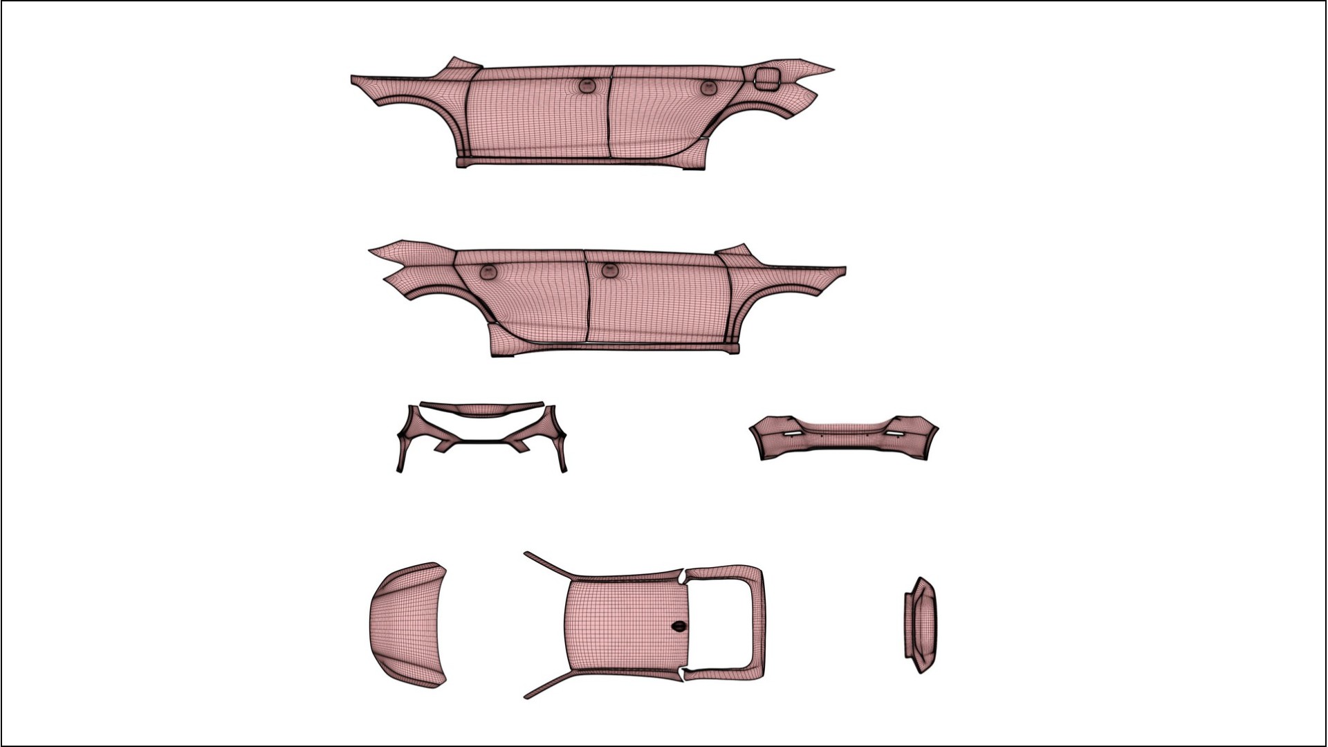 Honda Civic hatchback Film de Protecție pentru Vopsea TPU | CINDER PPF cu Schimbare de Culoare – Kit Complet Predecupat 2