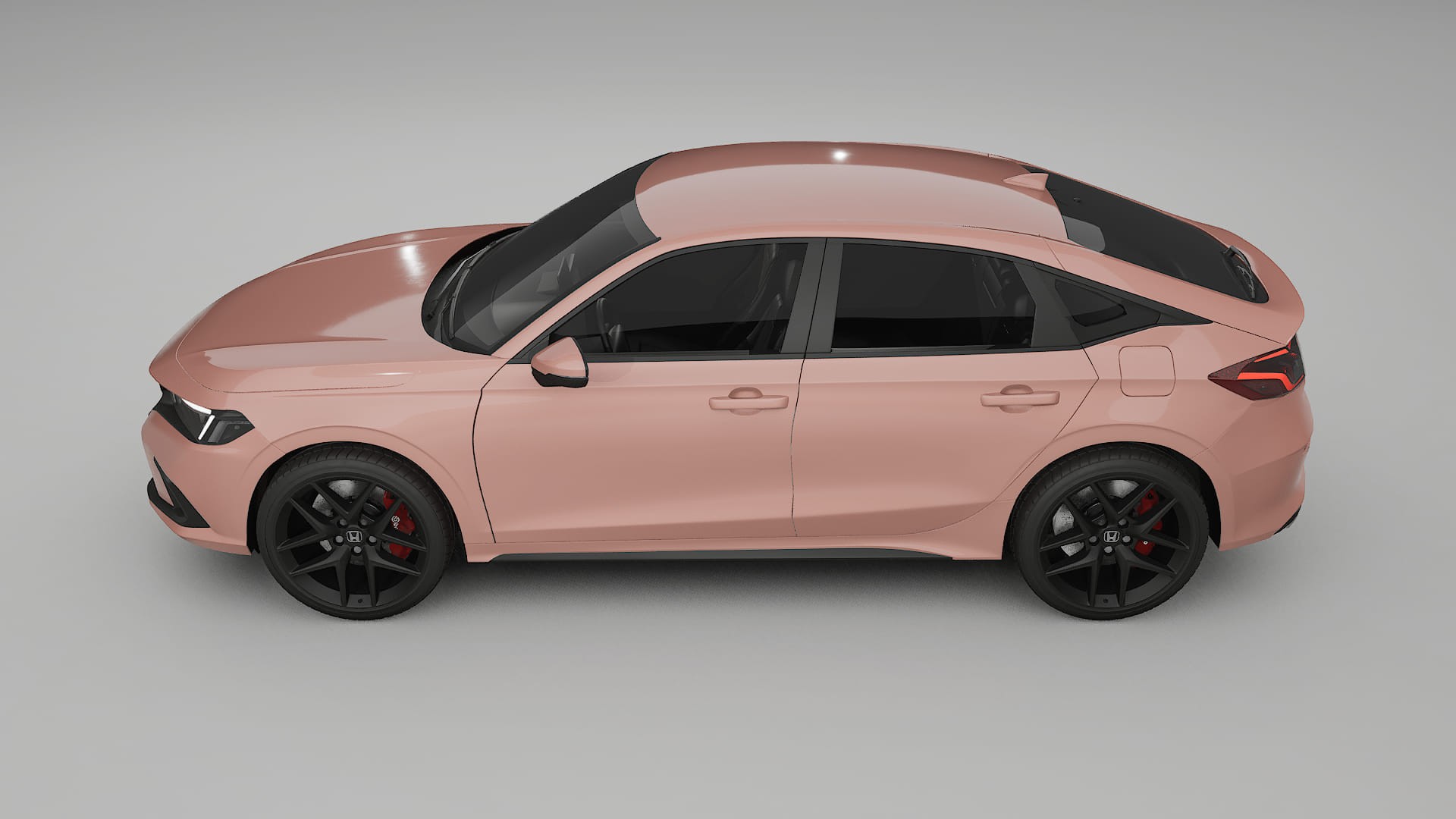 Honda Civic hatchback Film de Protecție pentru Vopsea TPU | BLUSH PPF cu Schimbare de Culoare – Kit Complet Predecupat