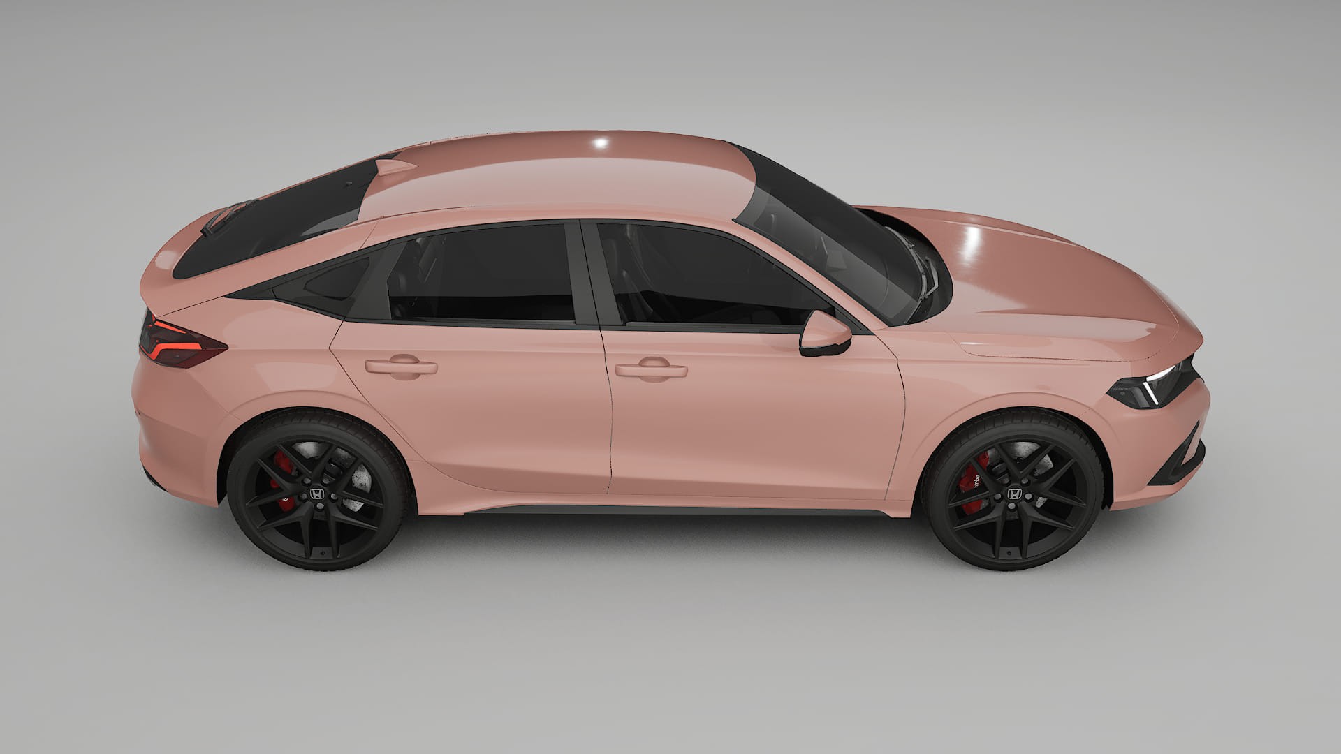 Honda Civic hatchback Film de Protecție pentru Vopsea TPU | BLUSH PPF cu Schimbare de Culoare – Kit Complet Predecupat