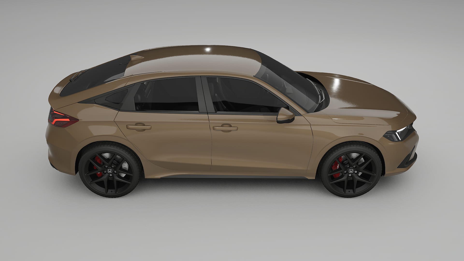 Honda Civic hatchback Film de Protecție pentru Vopsea TPU | SAHARA PPF cu Schimbare de Culoare – Kit Complet Predecupat