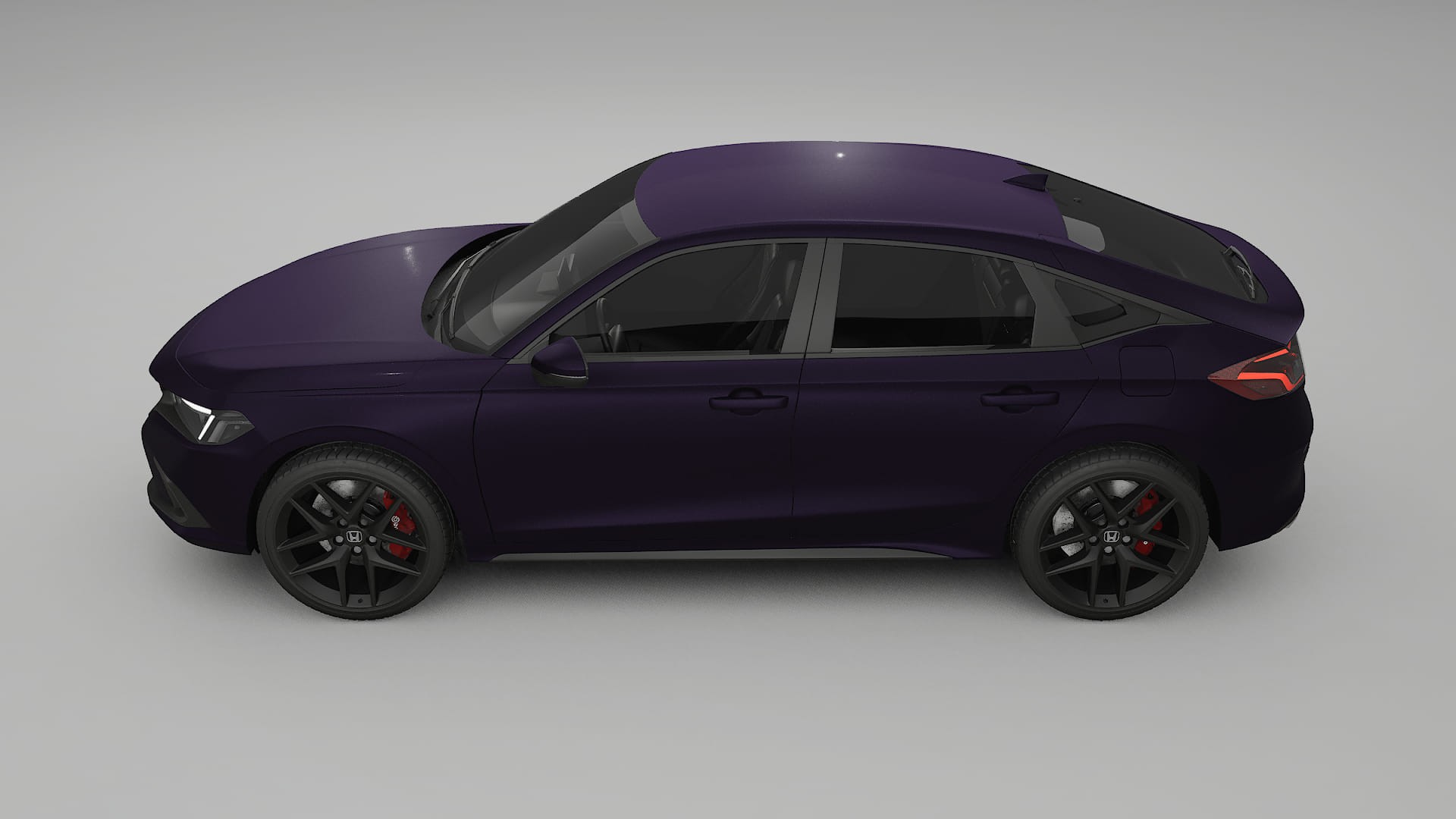 Honda Civic hatchback Film de Protecție pentru Vopsea TPU | VIOLET PPF cu Schimbare de Culoare – Kit Complet Predecupat