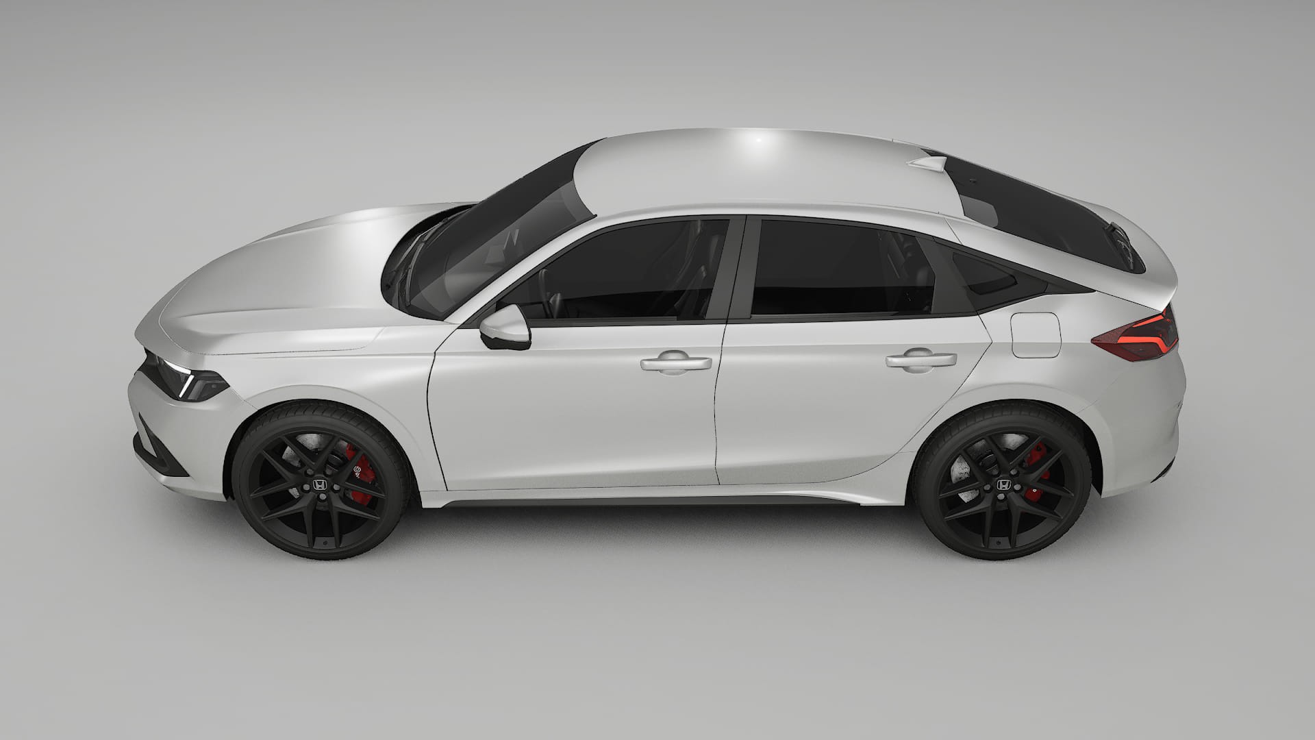 Honda Civic hatchback Film de Protecție pentru Vopsea TPU | OPAL PPF cu Schimbare de Culoare – Kit Complet Predecupat