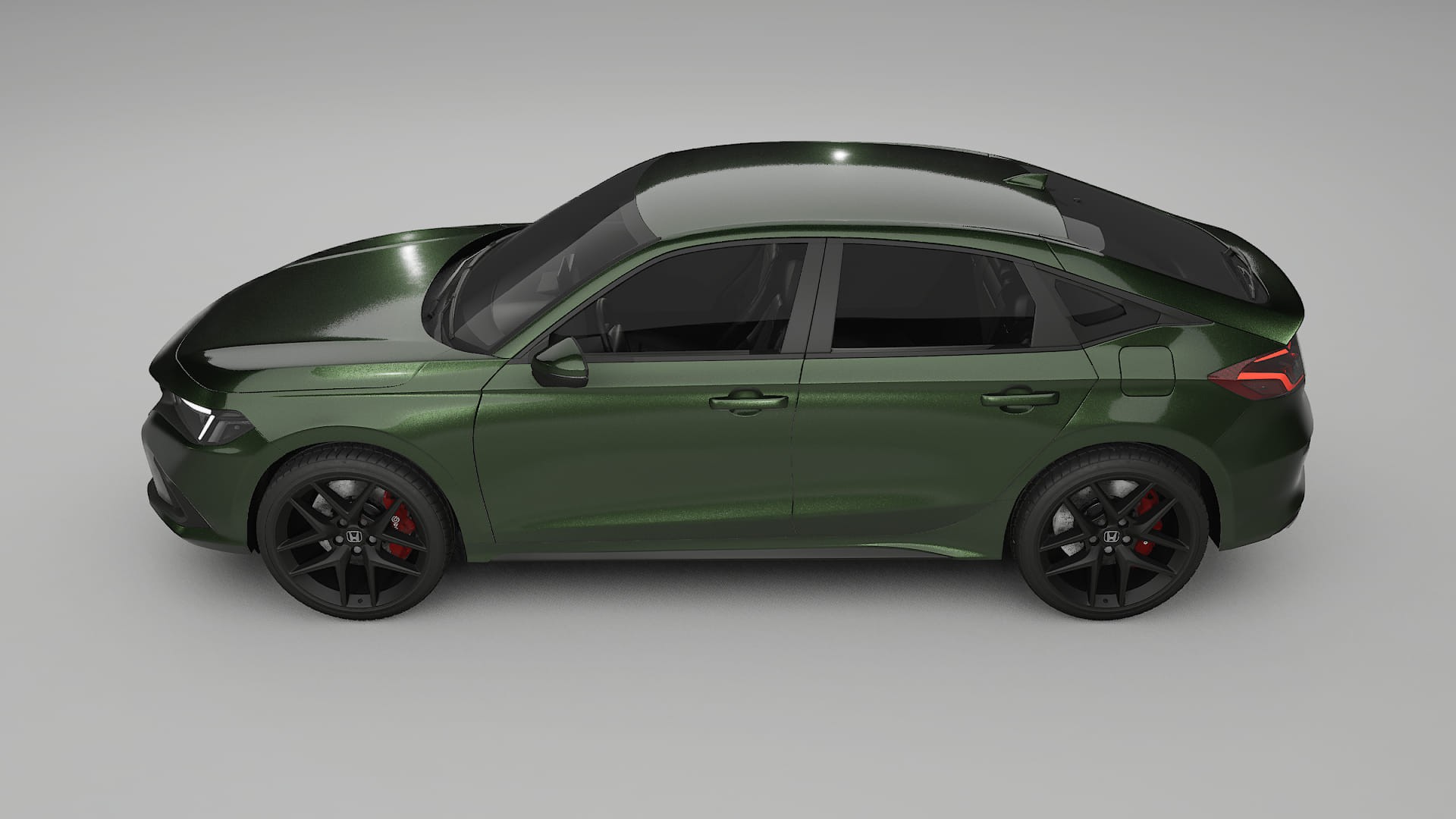 Honda Civic hatchback Film de Protecție pentru Vopsea TPU | LAGOON PPF cu Schimbare de Culoare – Kit Complet Predecupat