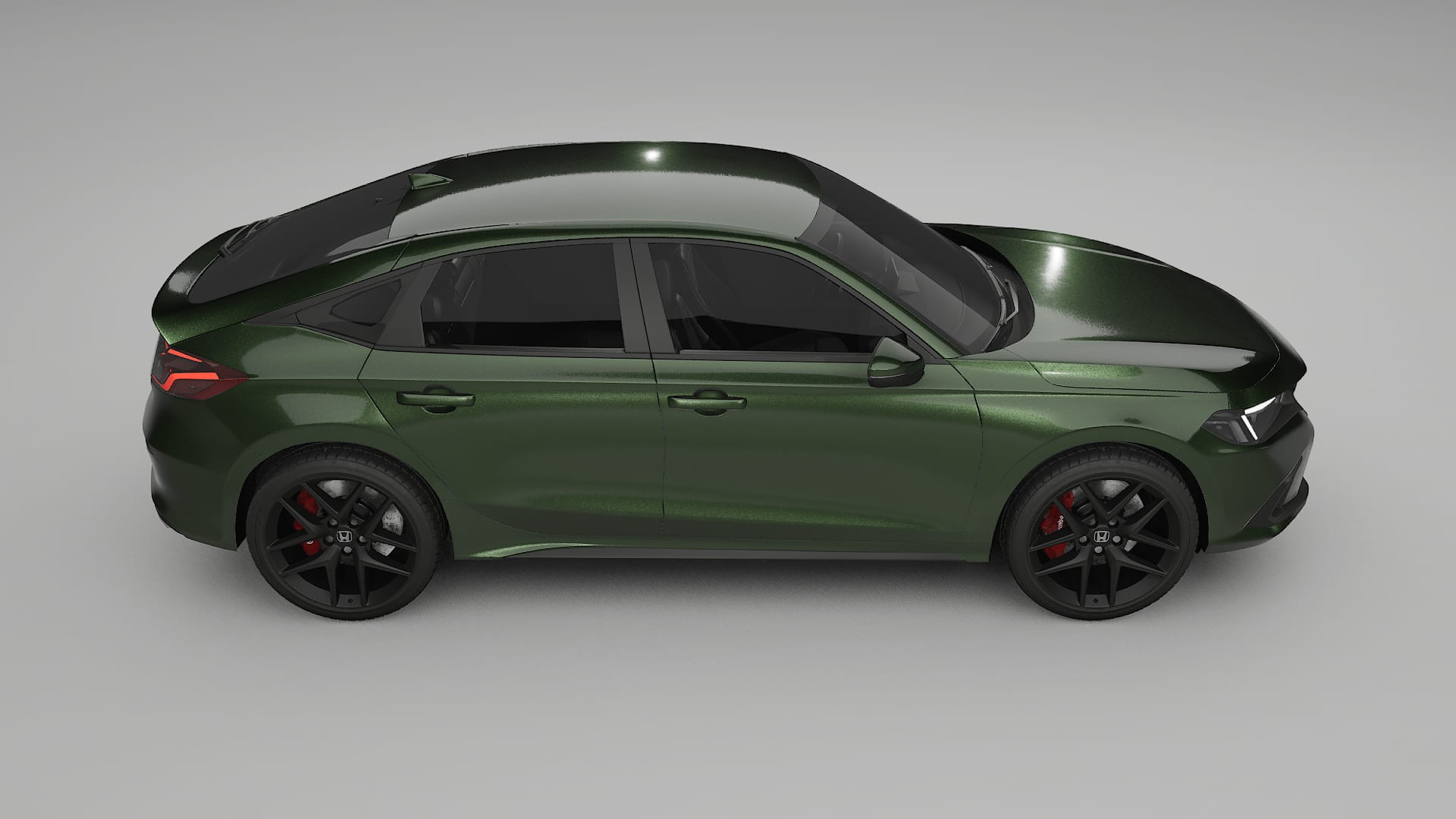 Honda Civic hatchback Film de Protecție pentru Vopsea TPU | LAGOON PPF cu Schimbare de Culoare – Kit Complet Predecupat