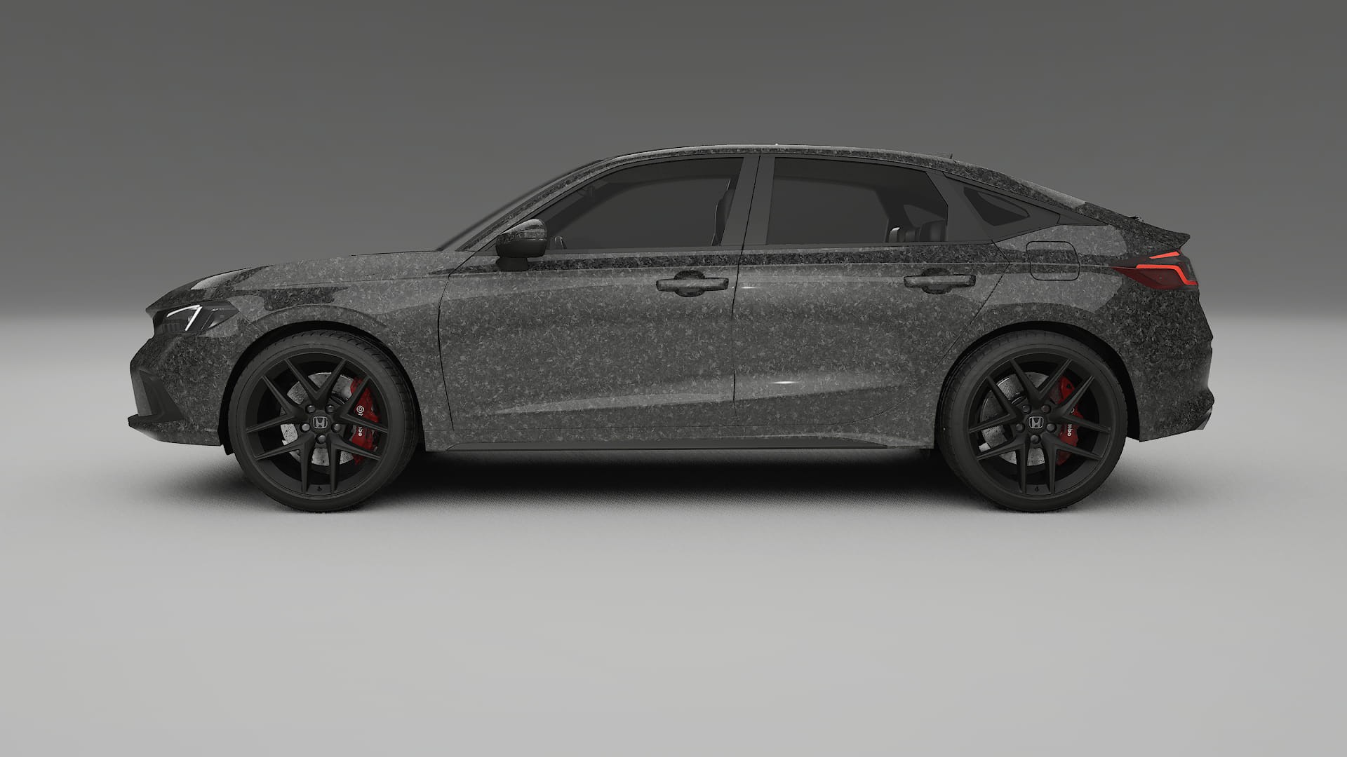 Honda Civic hatchback Film de Protecție pentru Vopsea TPU | FORGED S PPF cu Schimbare de Culoare – Kit Complet Predecupat