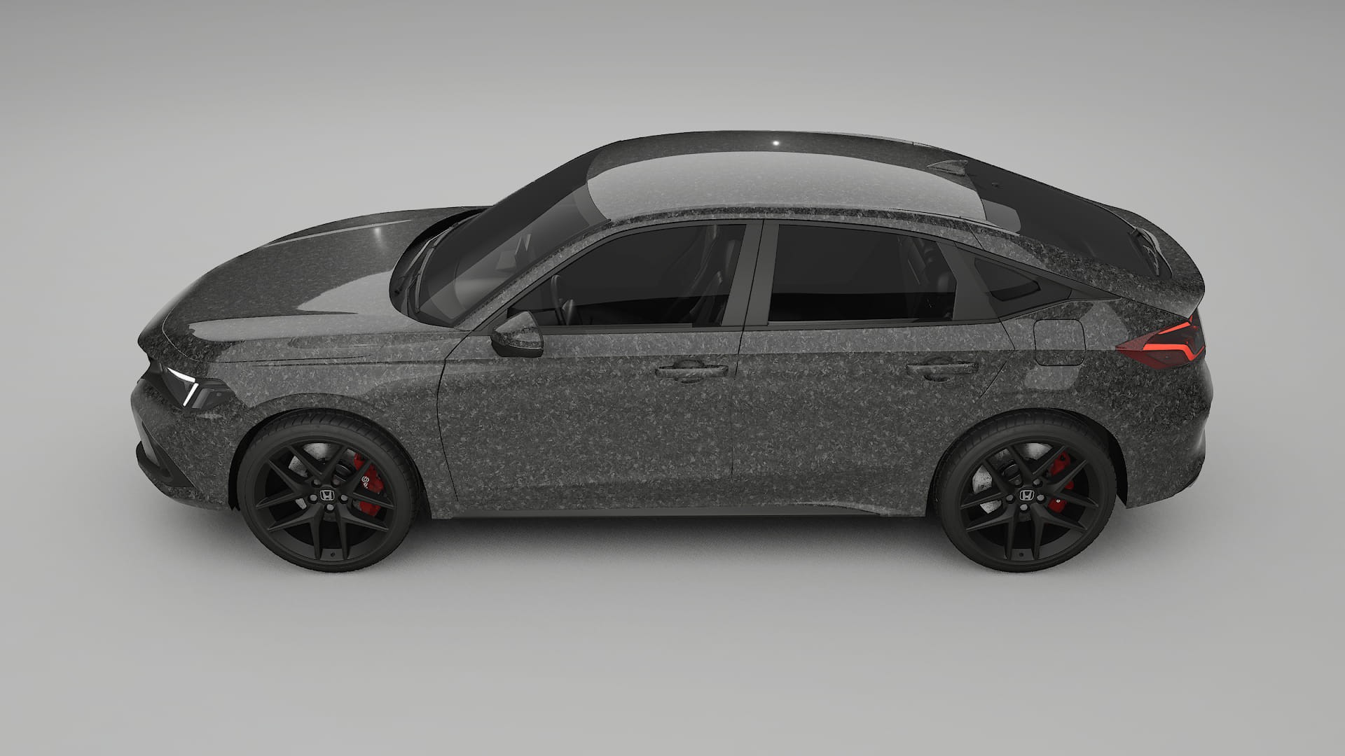 Honda Civic hatchback Film de Protecție pentru Vopsea TPU | FORGED S PPF cu Schimbare de Culoare – Kit Complet Predecupat