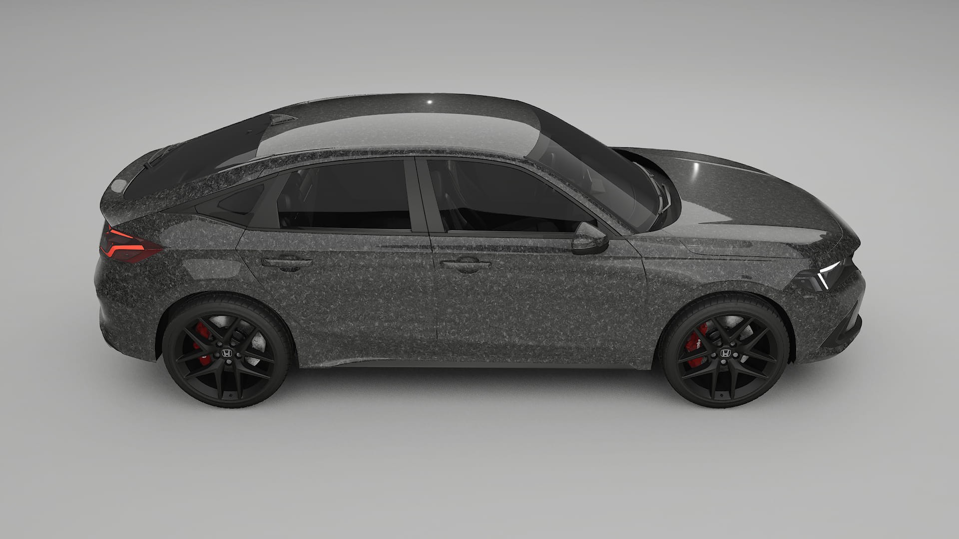 Honda Civic hatchback Film de Protecție pentru Vopsea TPU | FORGED S PPF cu Schimbare de Culoare – Kit Complet Predecupat