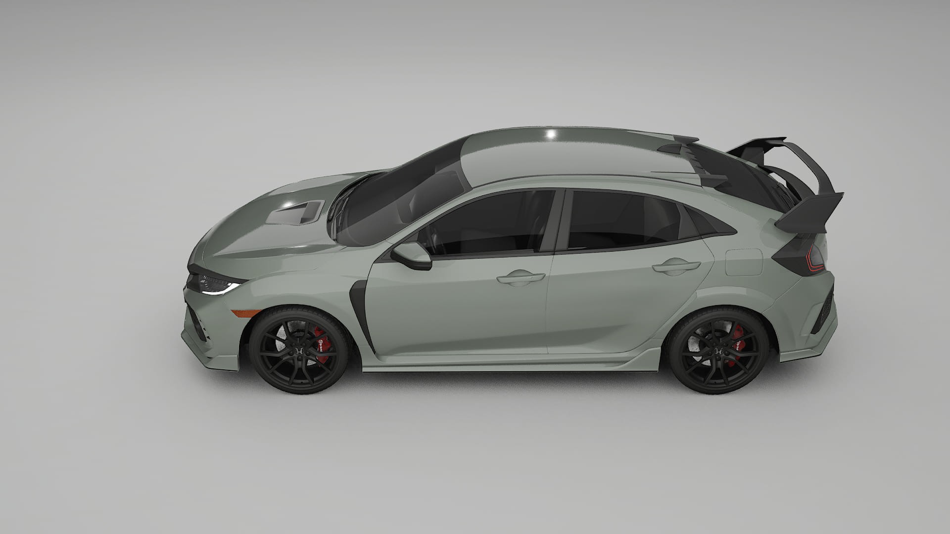 Honda Civic Type R Film de Protecție pentru Vopsea TPU | SLATE PPF cu Schimbare de Culoare – Kit Complet Predecupat