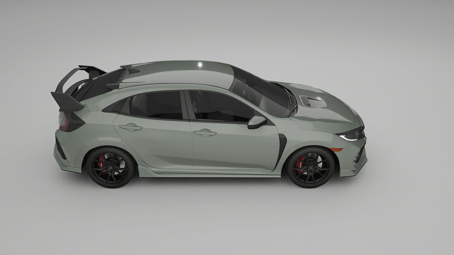 Honda Civic Type R Film de Protecție pentru Vopsea TPU | SLATE PPF cu Schimbare de Culoare – Kit Complet Predecupat