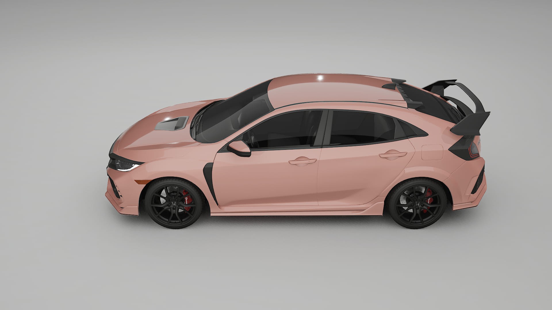 Honda Civic Type R Film de Protecție pentru Vopsea TPU | BLUSH PPF cu Schimbare de Culoare – Kit Complet Predecupat