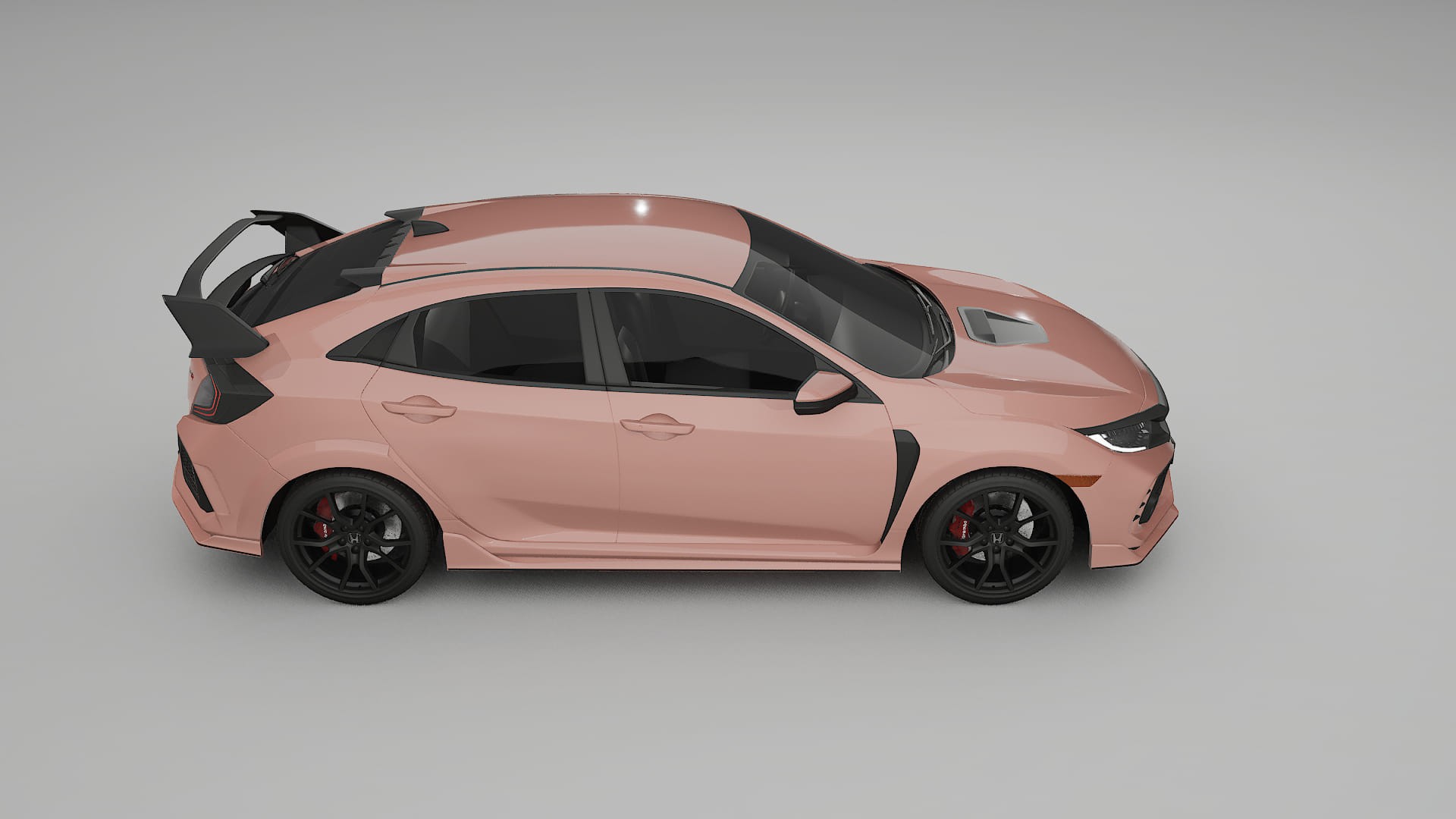Honda Civic Type R Film de Protecție pentru Vopsea TPU | BLUSH PPF cu Schimbare de Culoare – Kit Complet Predecupat